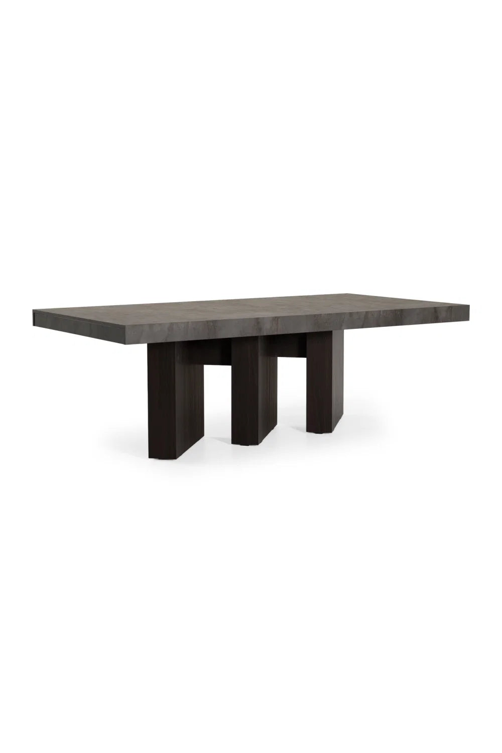 Luxury Volcanic Rock Rectangular Dining Table Modern Italian Style for Villa
