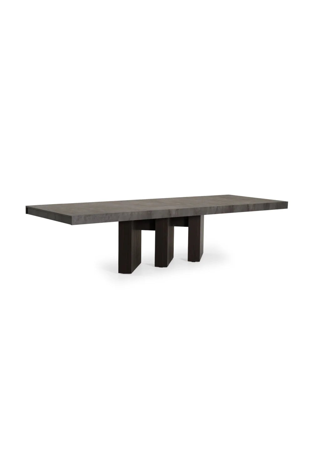Luxury Volcanic Rock Rectangular Dining Table Modern Italian Style for Villa