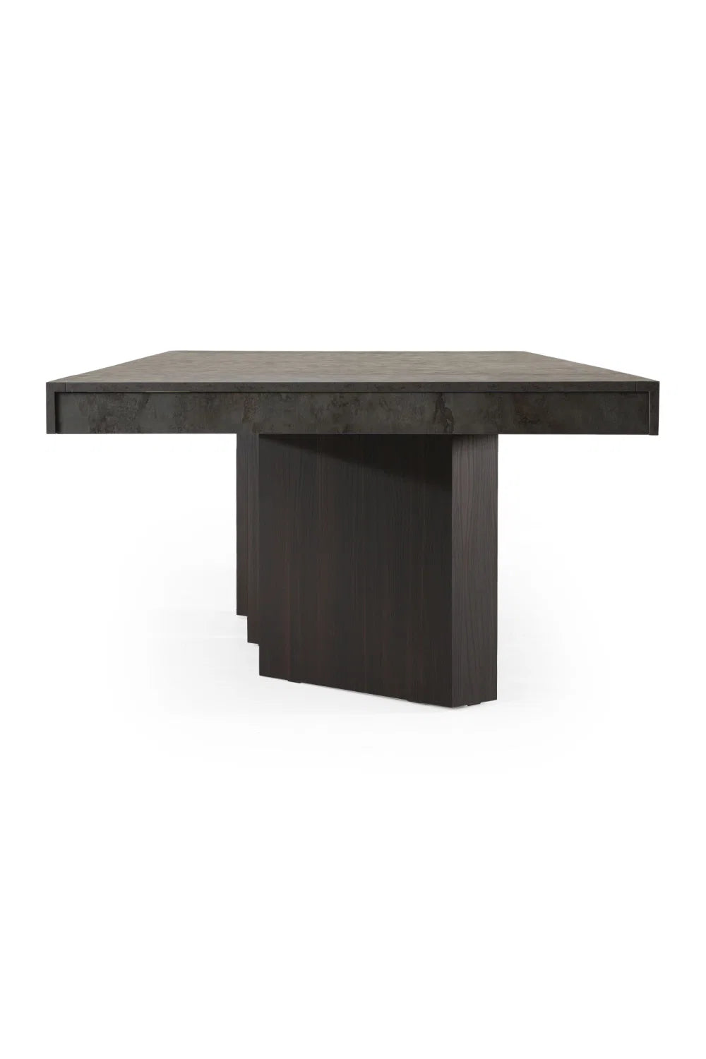 Luxury Volcanic Rock Rectangular Dining Table Modern Italian Style for Villa