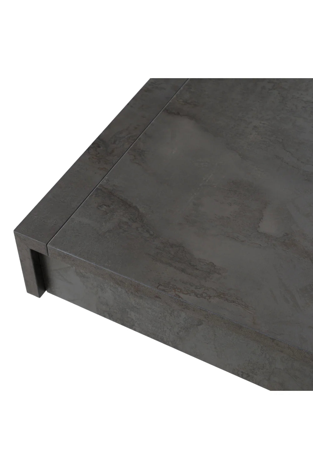 Luxury Volcanic Rock Rectangular Dining Table Modern Italian Style for Villa