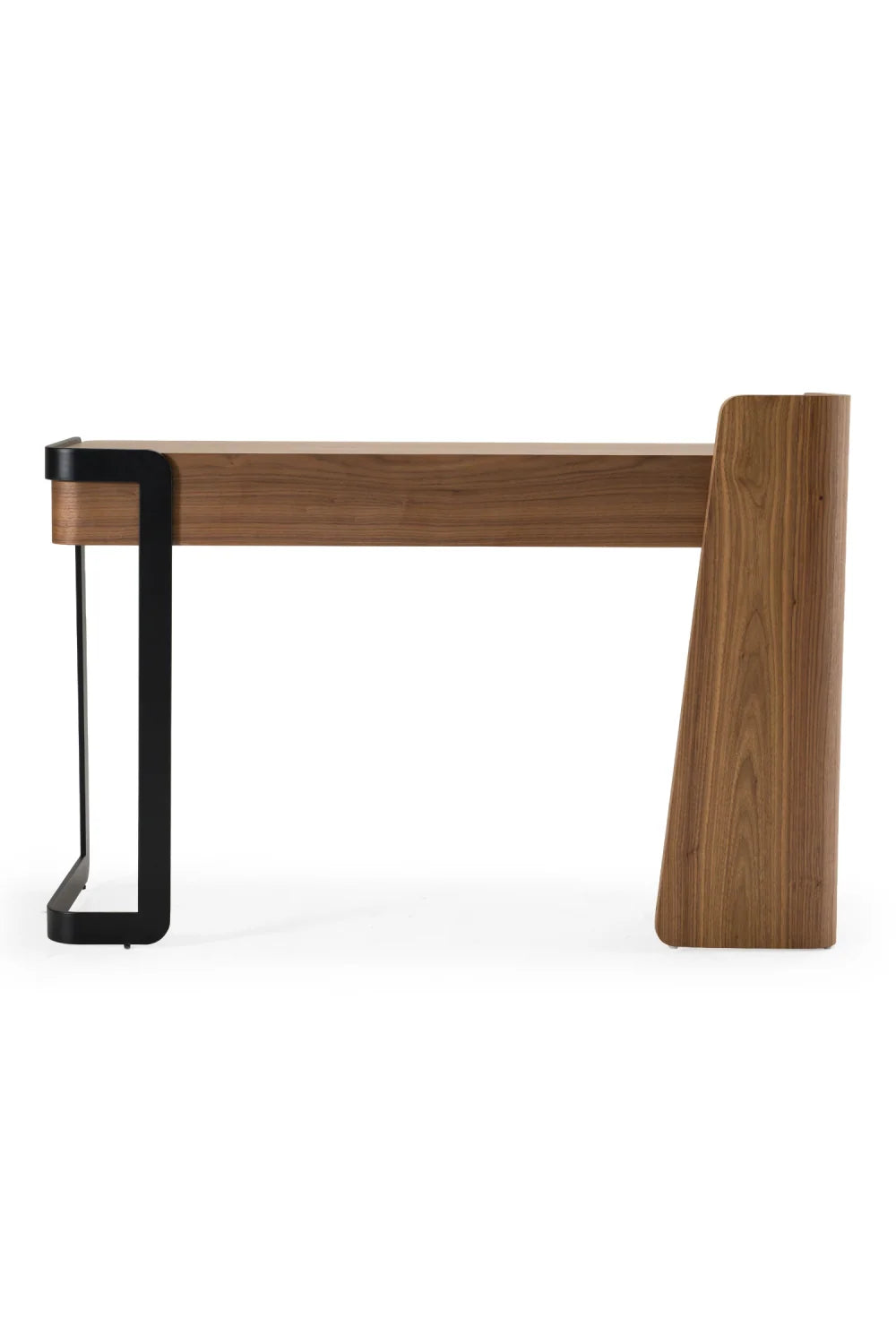 Luxury Walnut 2-Drawer Modern Desk European Style for Villa