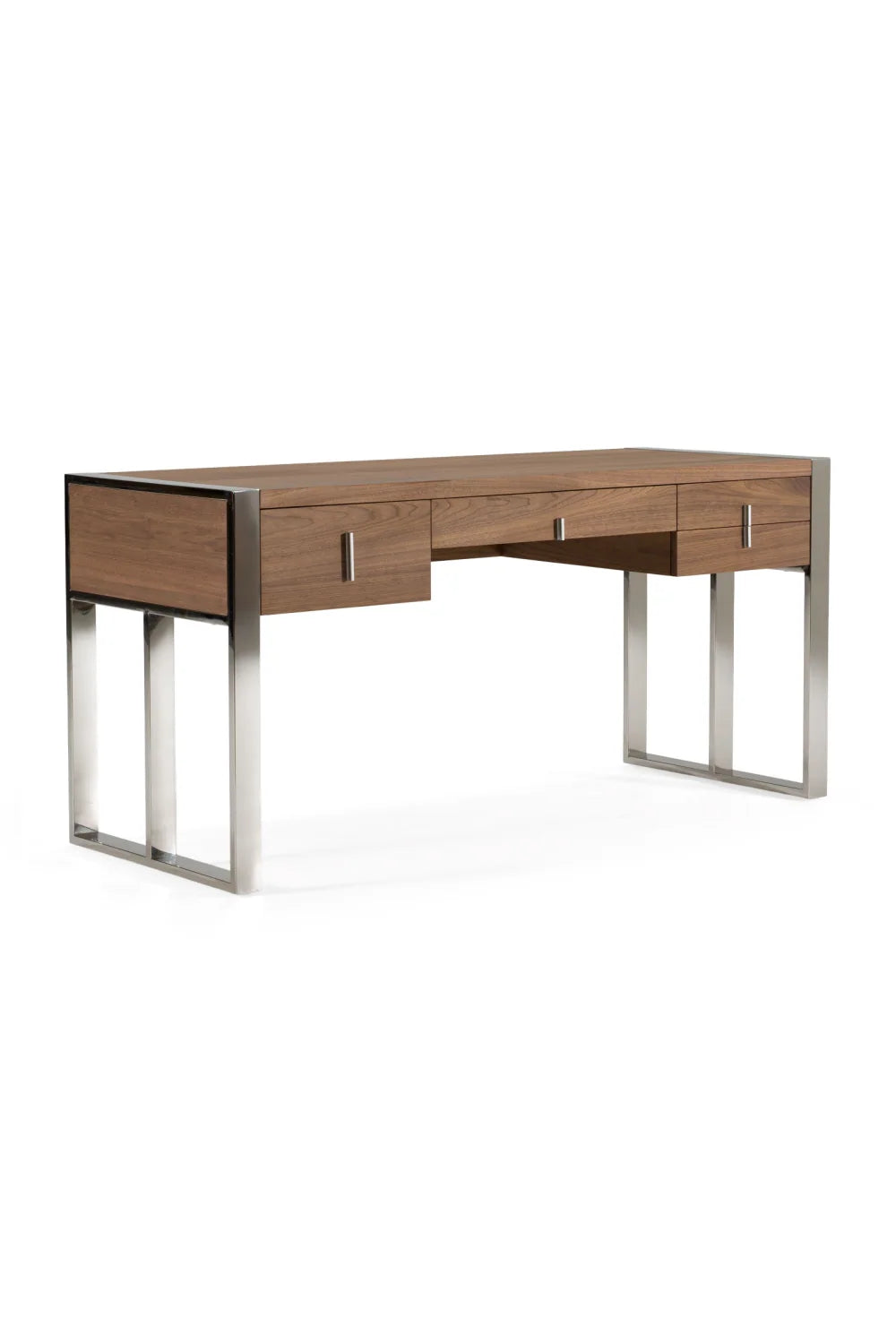 Luxury Walnut 4-Drawer Modern Desk European Style for Villa
