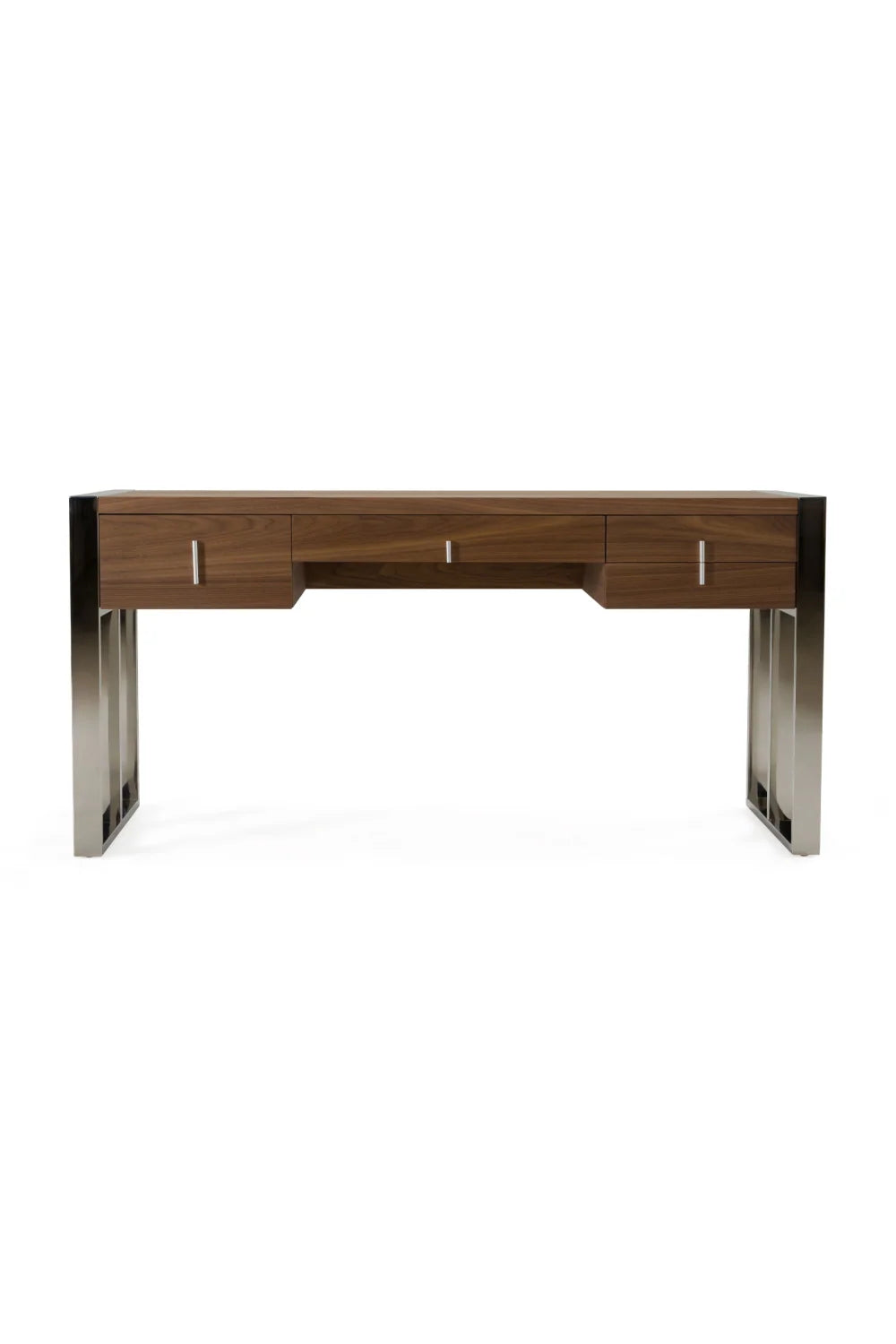 Luxury Walnut 4-Drawer Modern Desk European Style for Villa