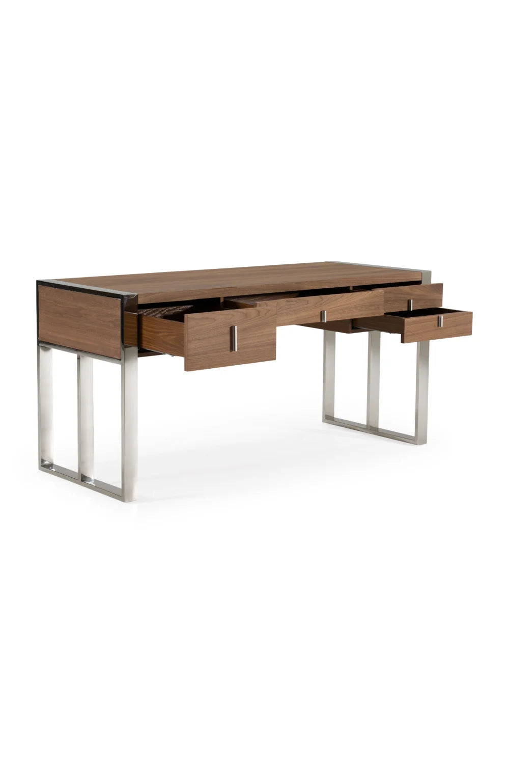 Luxury Walnut 4-Drawer Modern Desk European Style for Villa