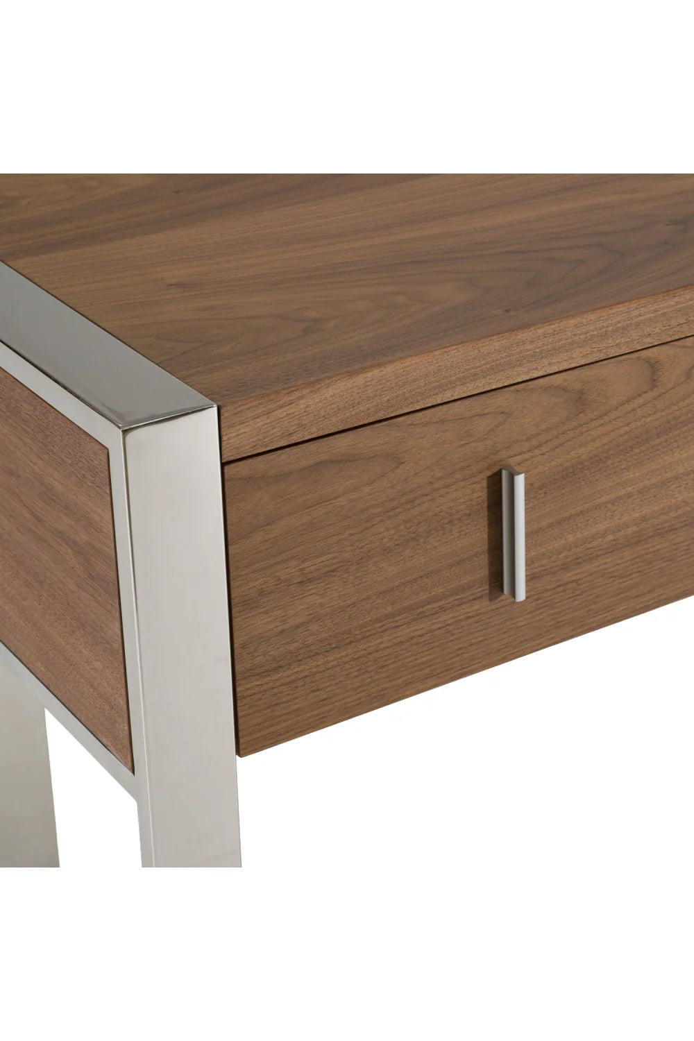 Luxury Walnut 4-Drawer Modern Desk European Style for Villa