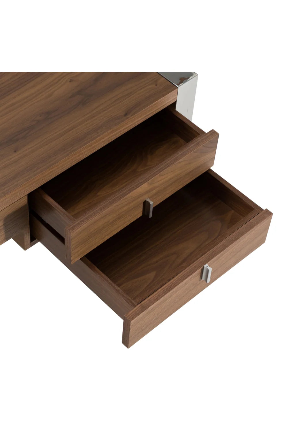 Luxury Walnut 4-Drawer Modern Desk European Style for Villa