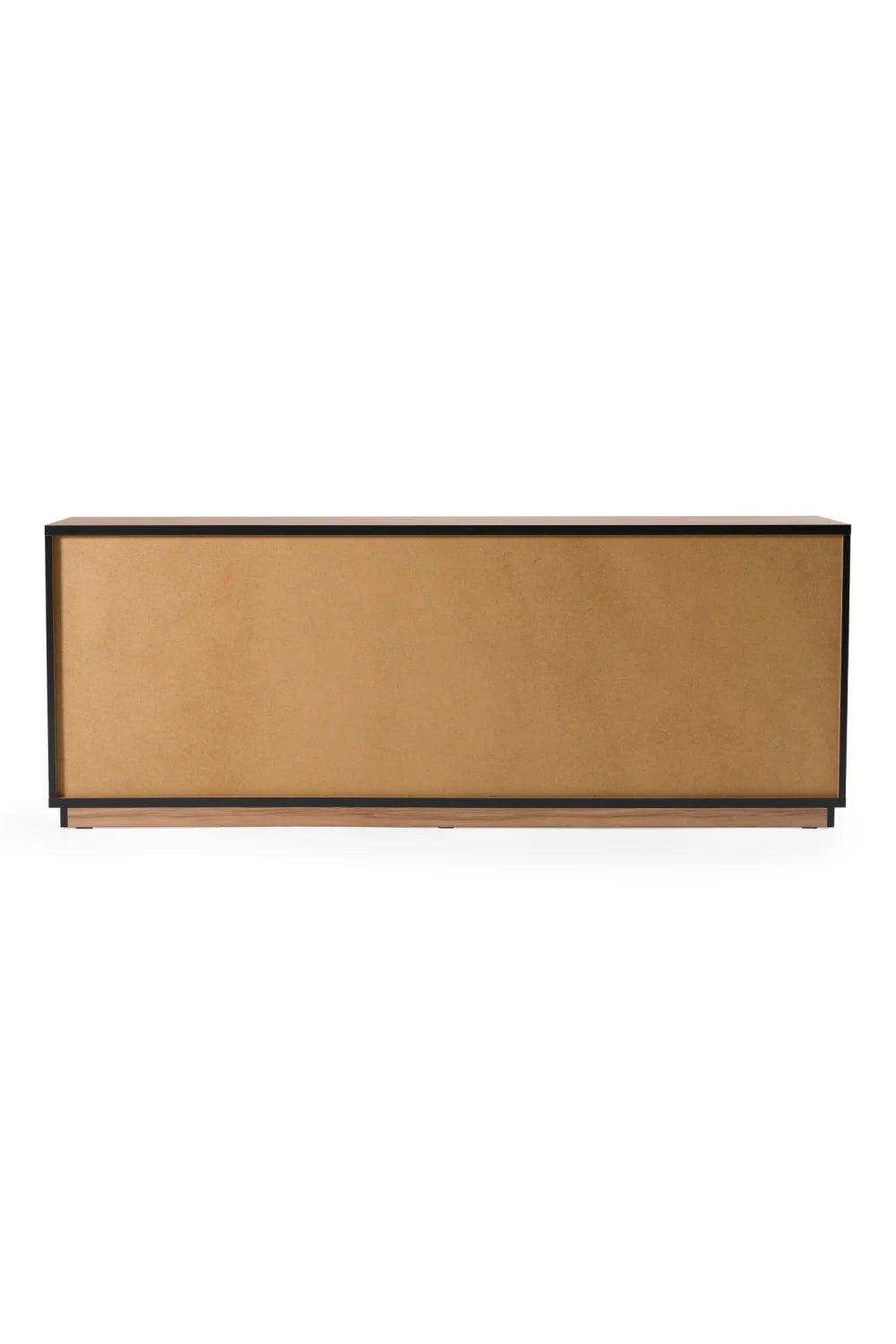 Luxury Walnut Caracalla 4-Door Sideboard European Style for Villa
