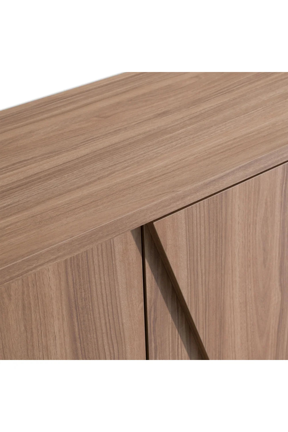 Luxury Walnut Caracalla 4-Door Sideboard European Style for Villa