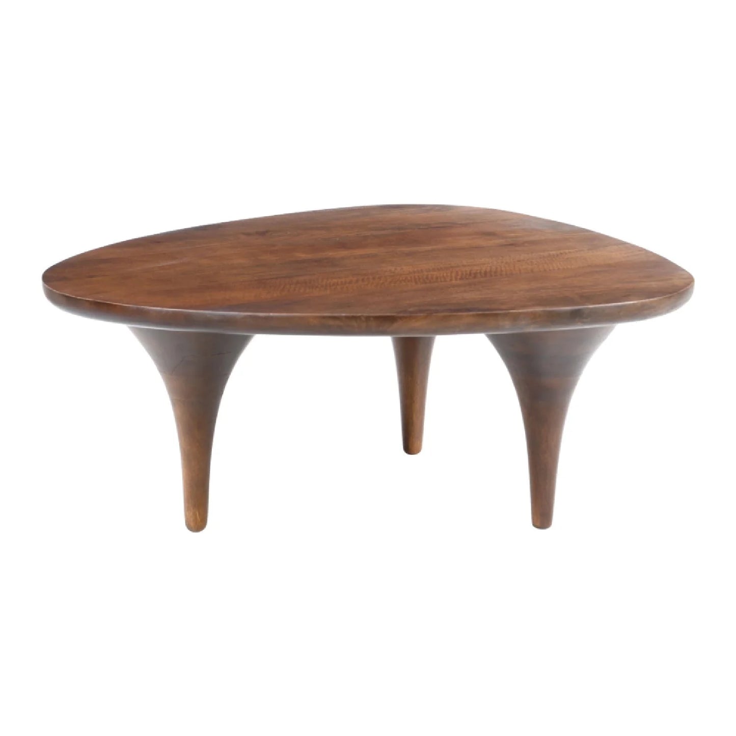 Luxury Walnut Finished Coffee Table Modern Italian Style for Villa