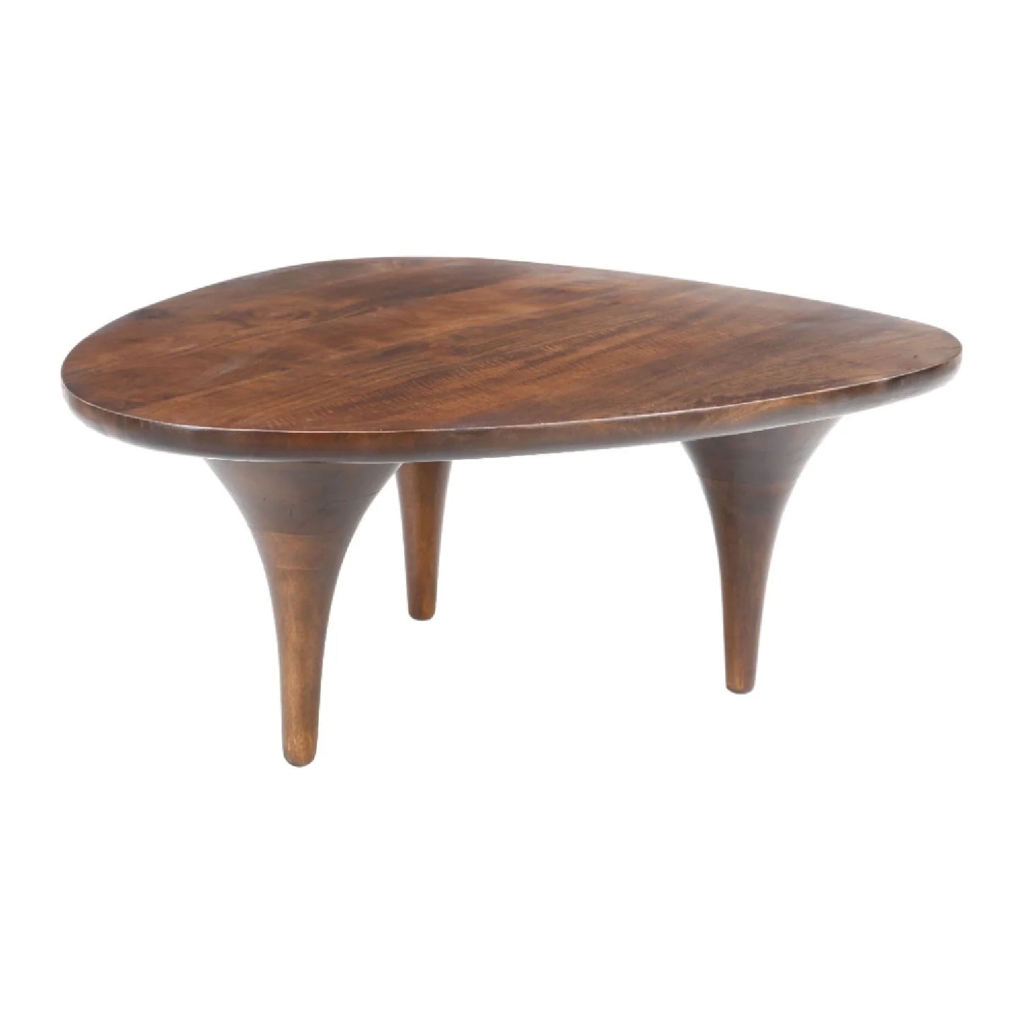 Luxury Walnut Finished Coffee Table Modern Italian Style for Villa