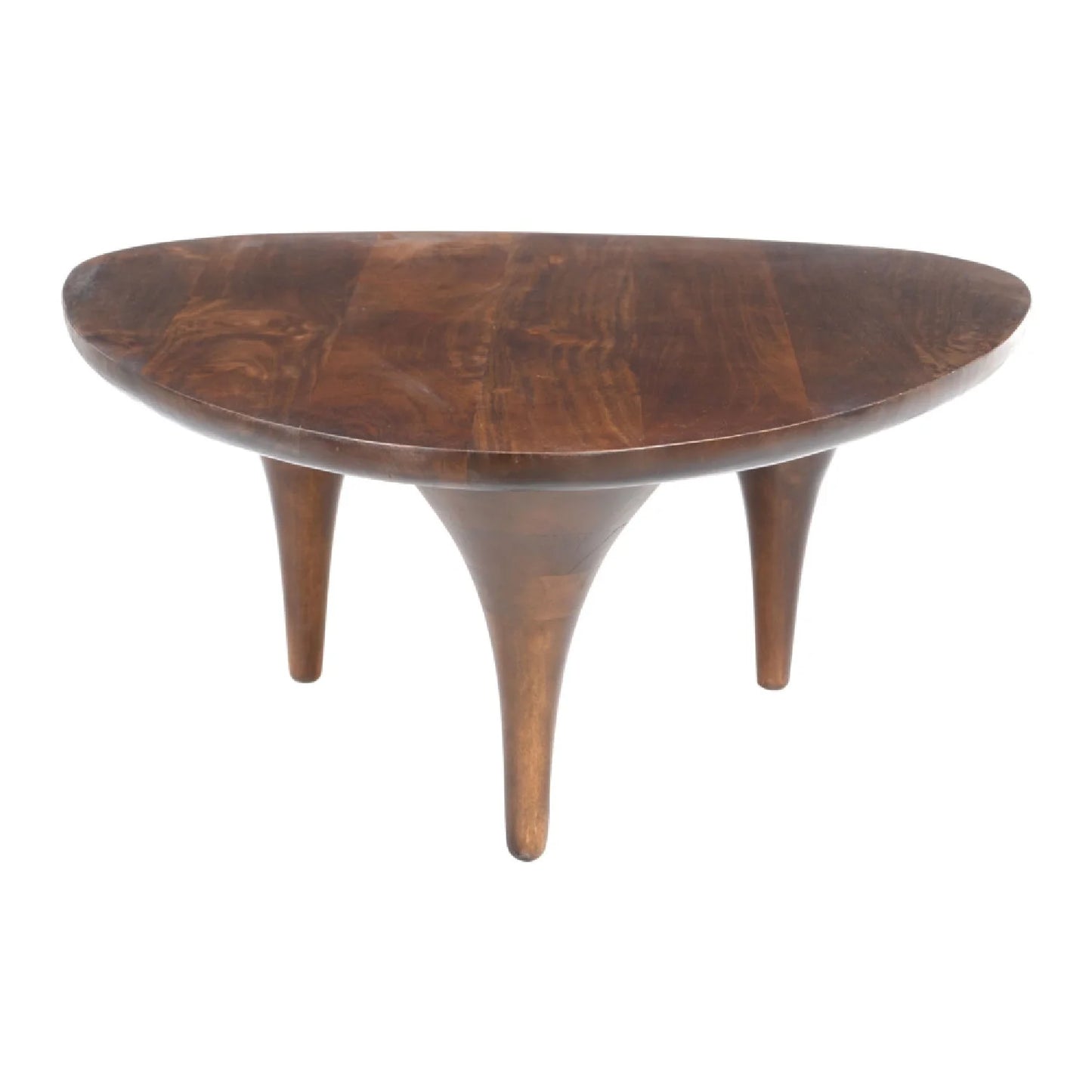 Luxury Walnut Finished Coffee Table Modern Italian Style for Villa