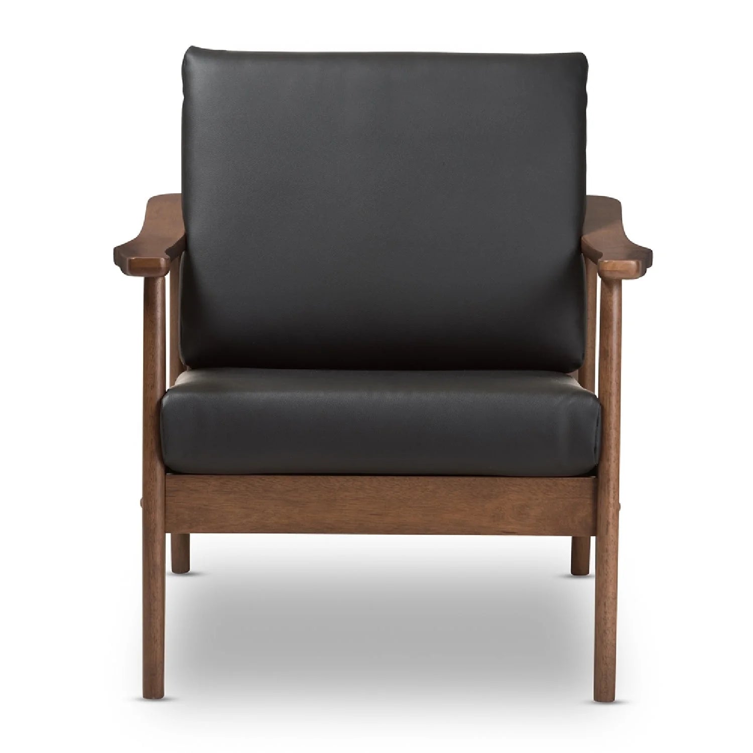 Luxury Walnut Framed Lounge Chair European Style for Villa