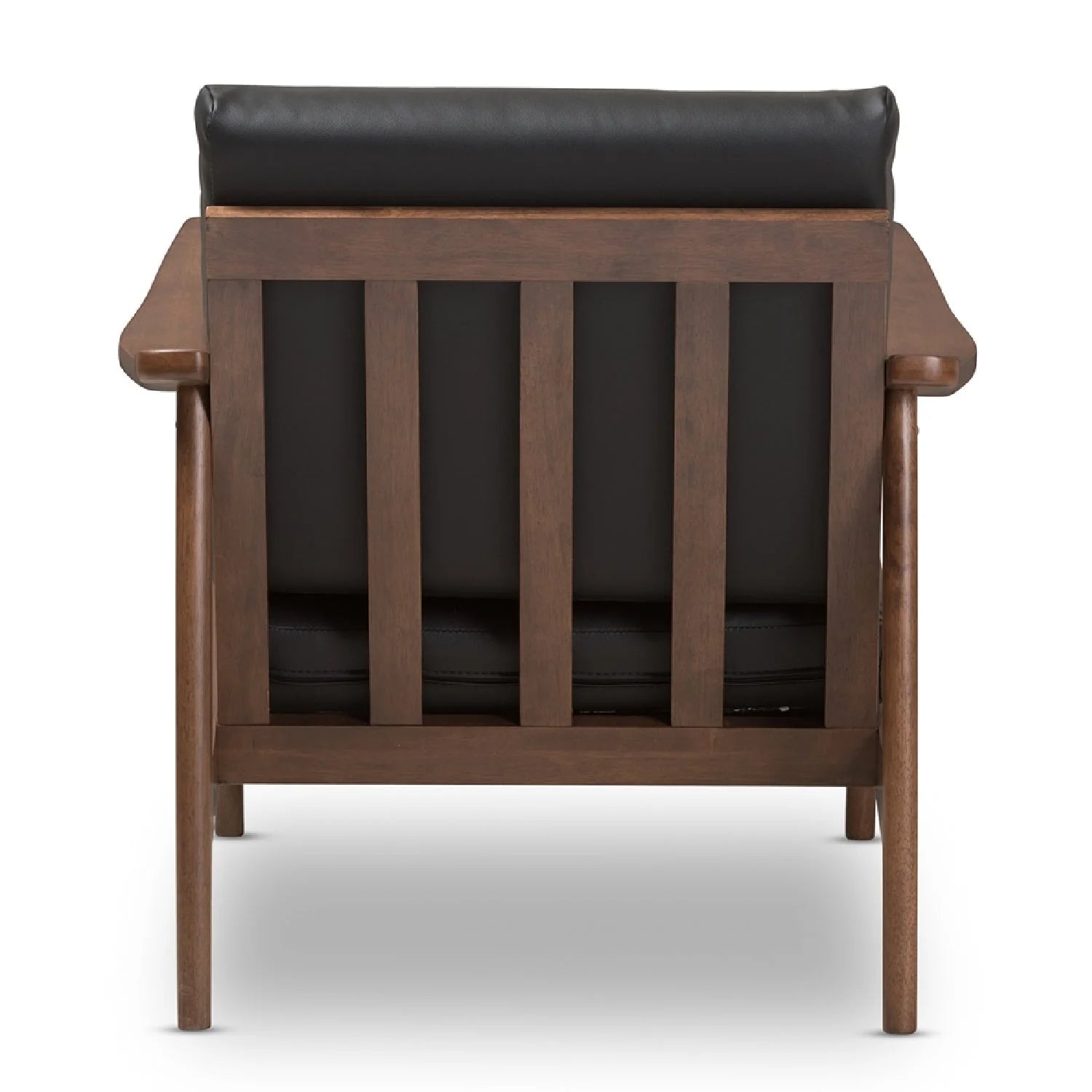 Luxury Walnut Framed Lounge Chair European Style for Villa