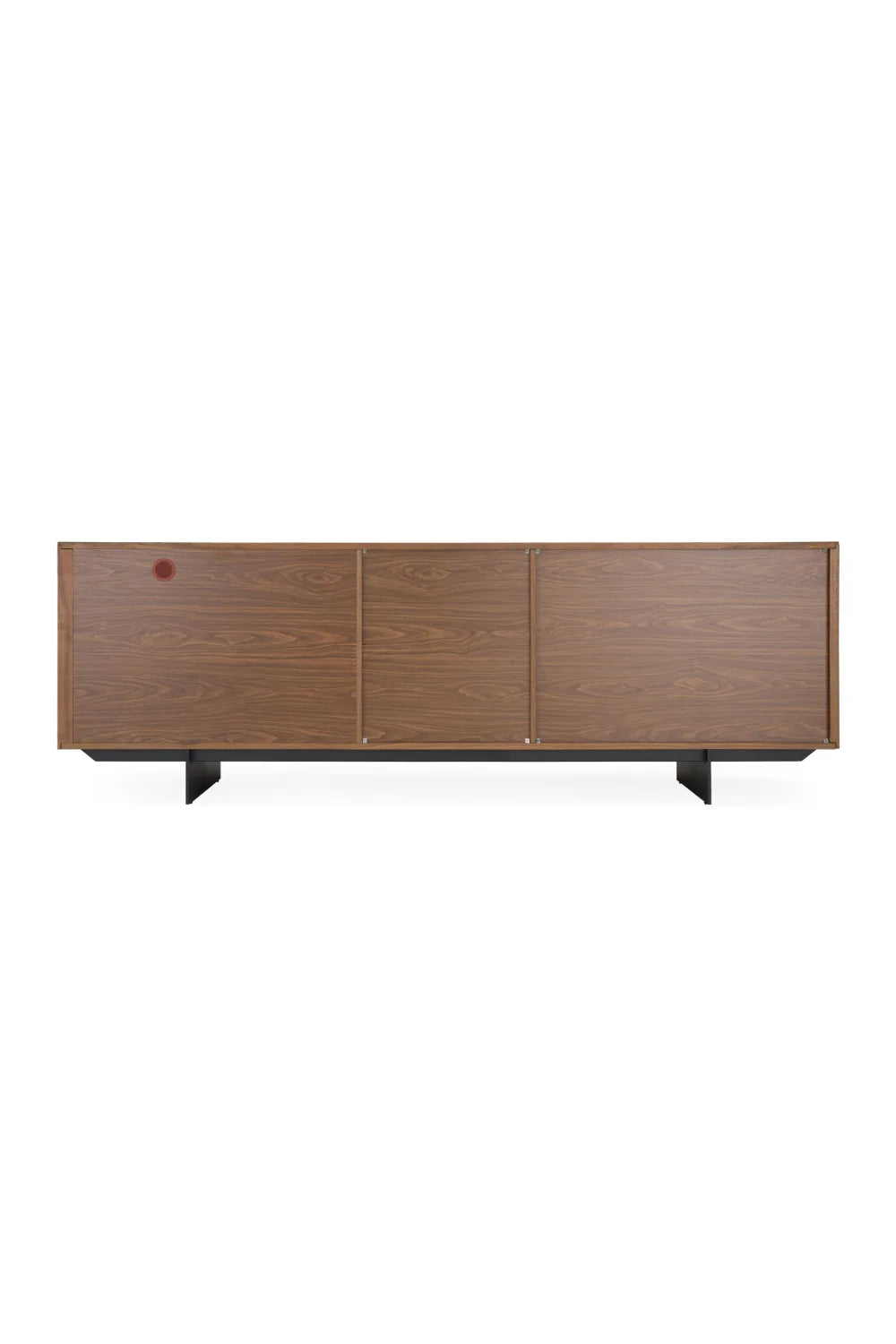 Luxury Walnut Veneer Sideboard European Style for Villa