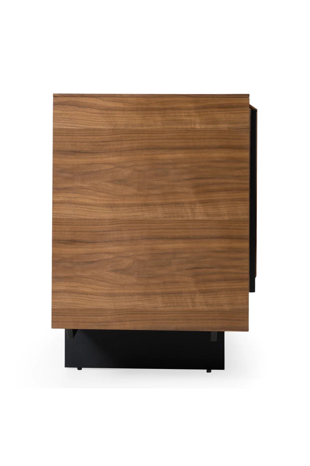 Luxury Walnut Veneer Sideboard European Style for Villa