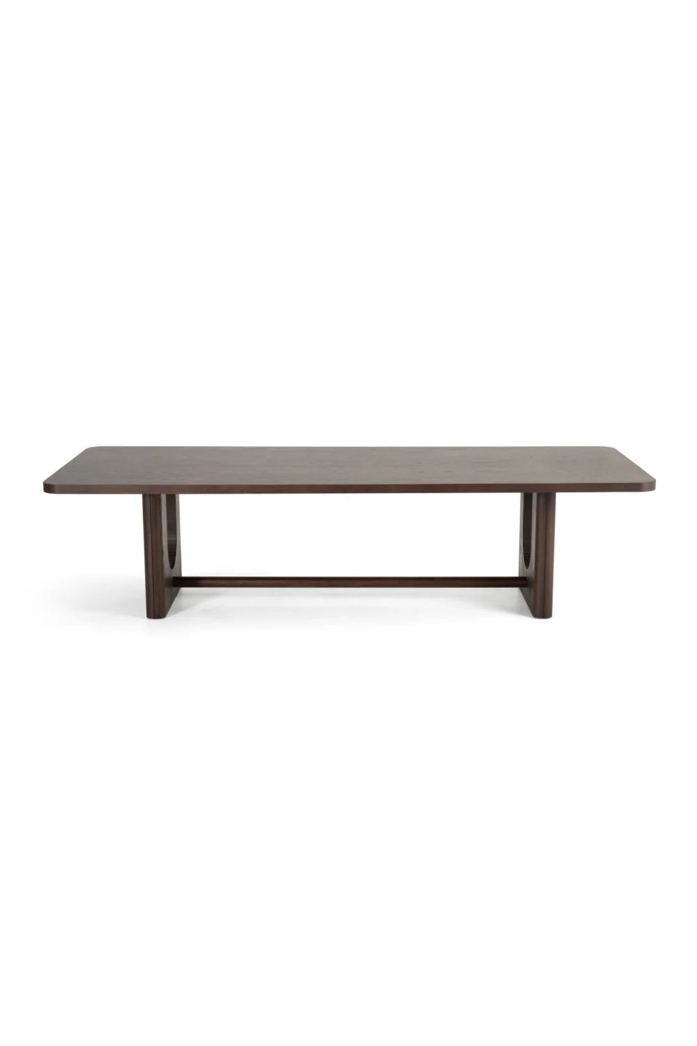 Luxury Walz Trestle Oak Dining Table Modern Italian Style for Villa