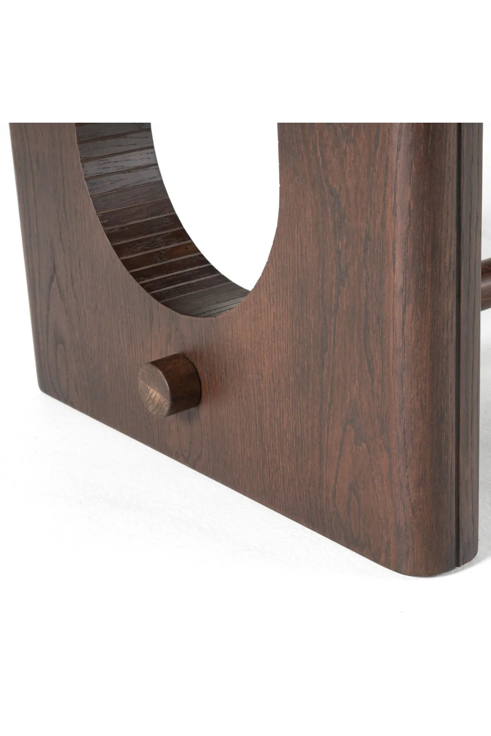 Luxury Walz Trestle Oak Dining Table Modern Italian Style for Villa