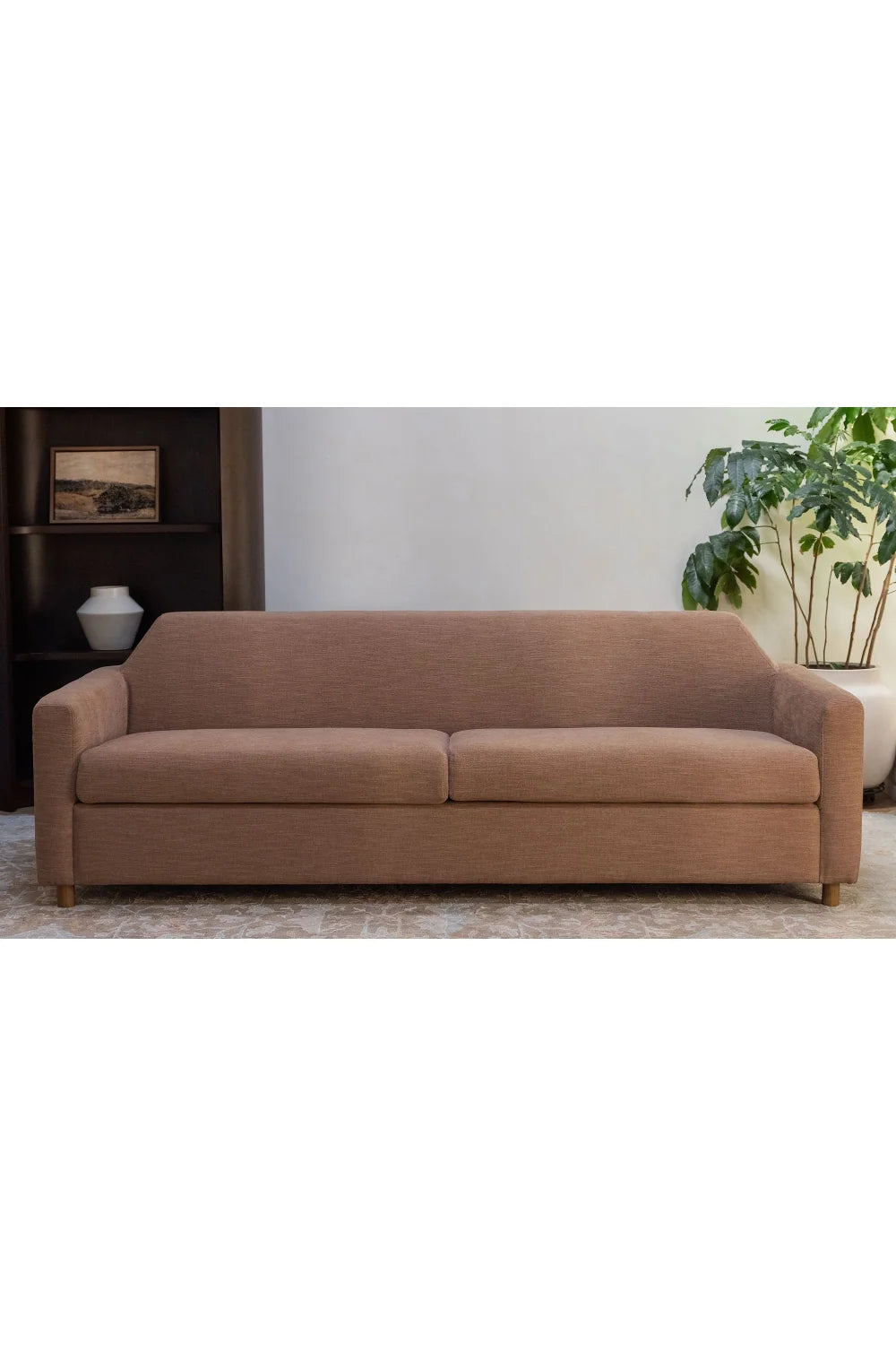 Luxury Washed Linen Sofa Modern Italian Style for Villa