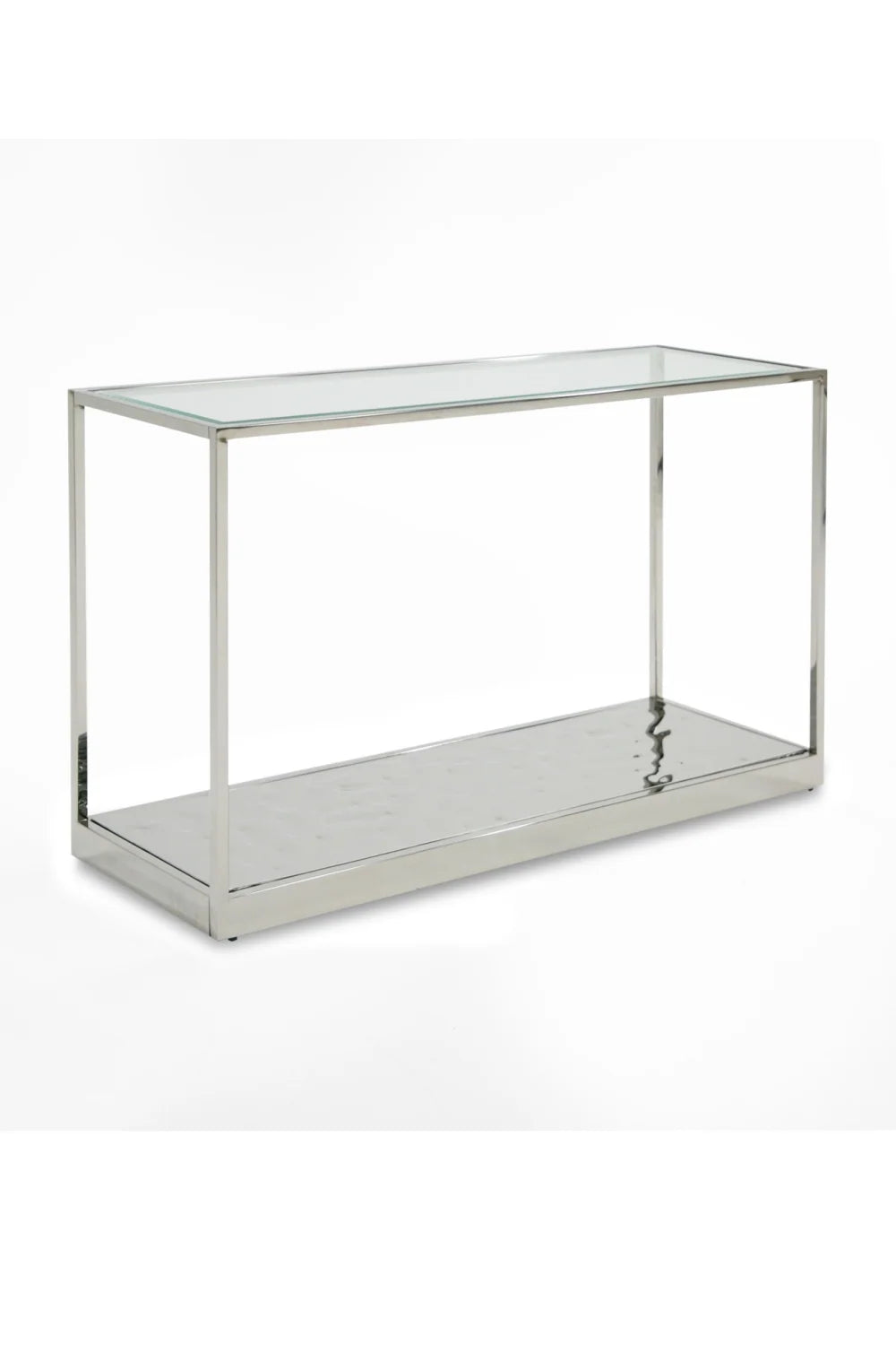 Luxury Wave Glass Console Table Modern Italian Style for Villa