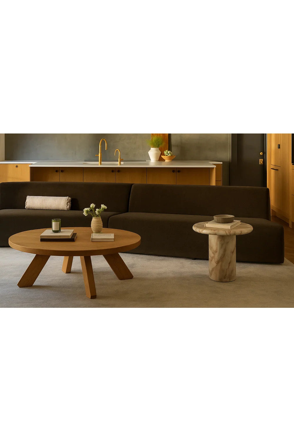 Luxury Wave Modular Sofa Modern Italian Style for Villa