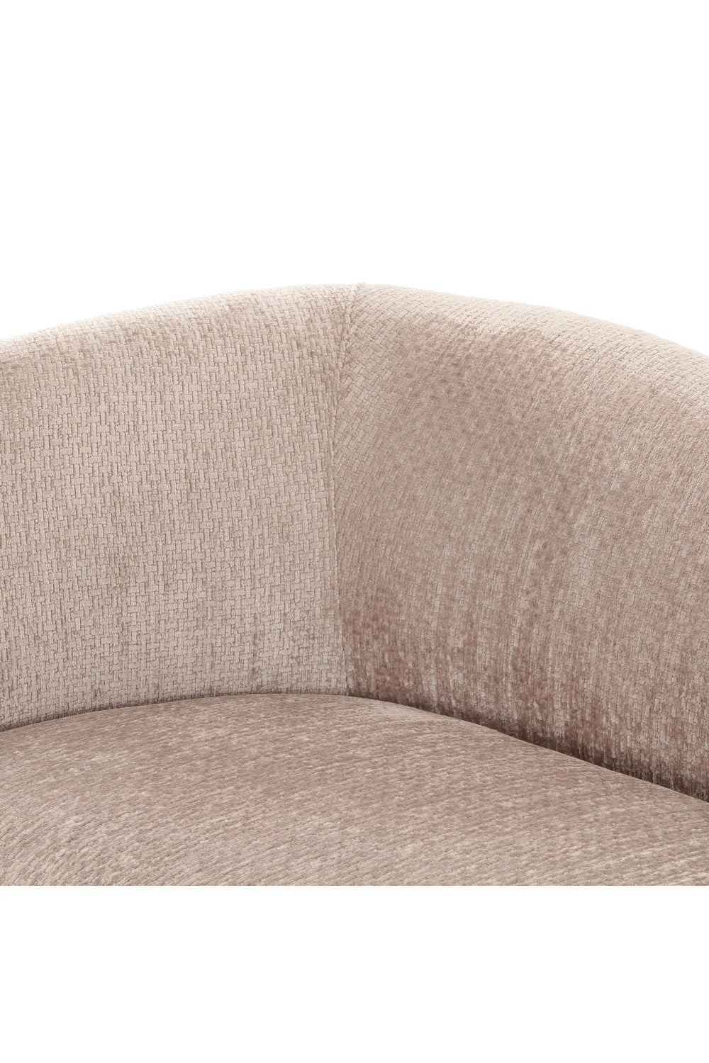 Luxury Wavy Back 4-Seater Sofa Modern Italian Style for Villa