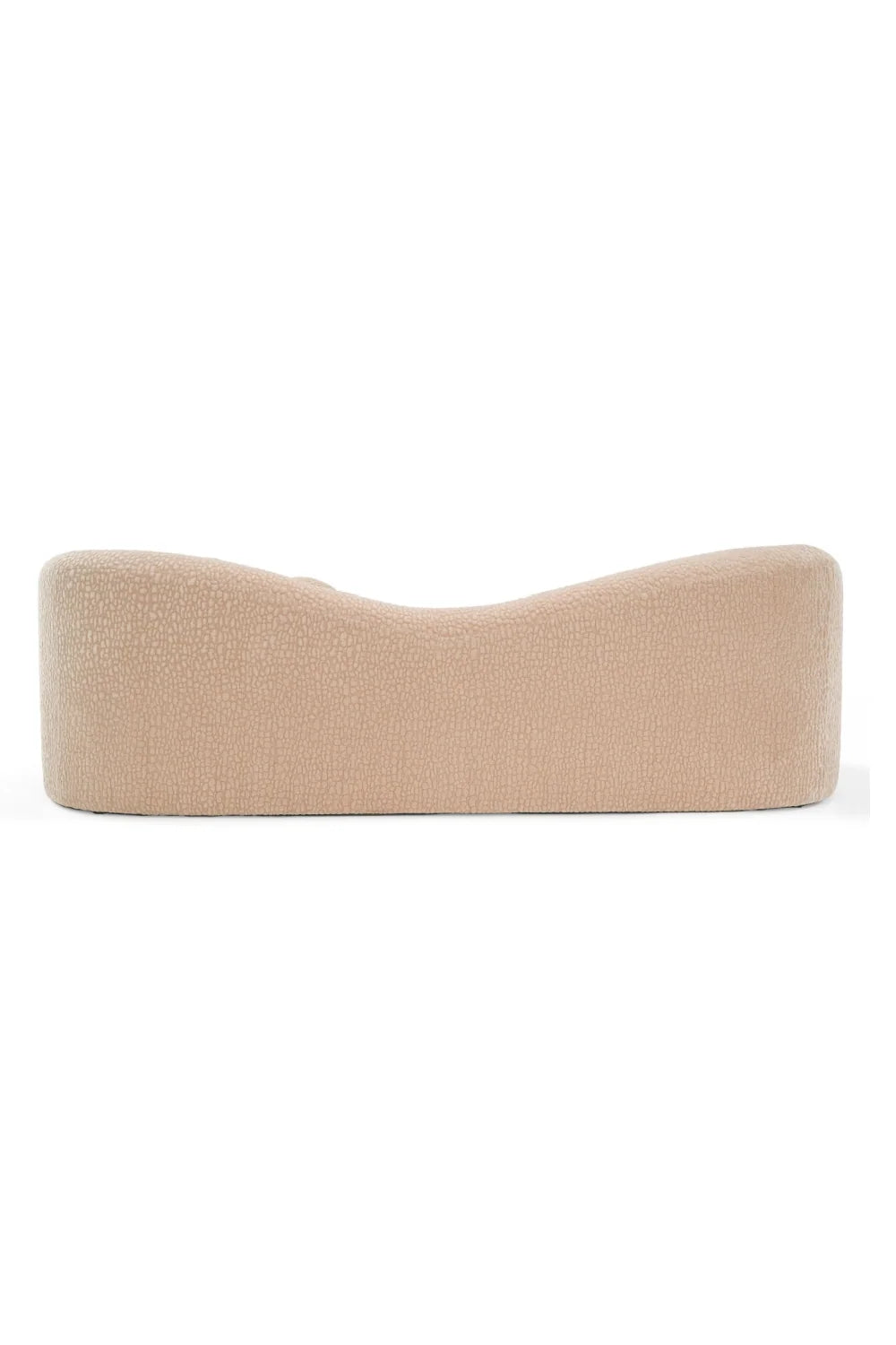 Luxury Wavy Back 4-Seater Sofa Modern Italian Style for Villa