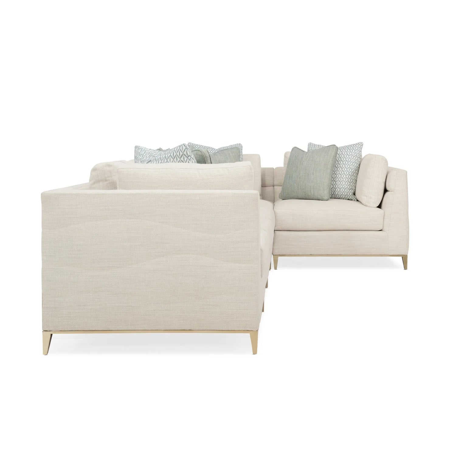 Luxury Wavy Quilted Lounge Chair Modern Italian Style for Villa