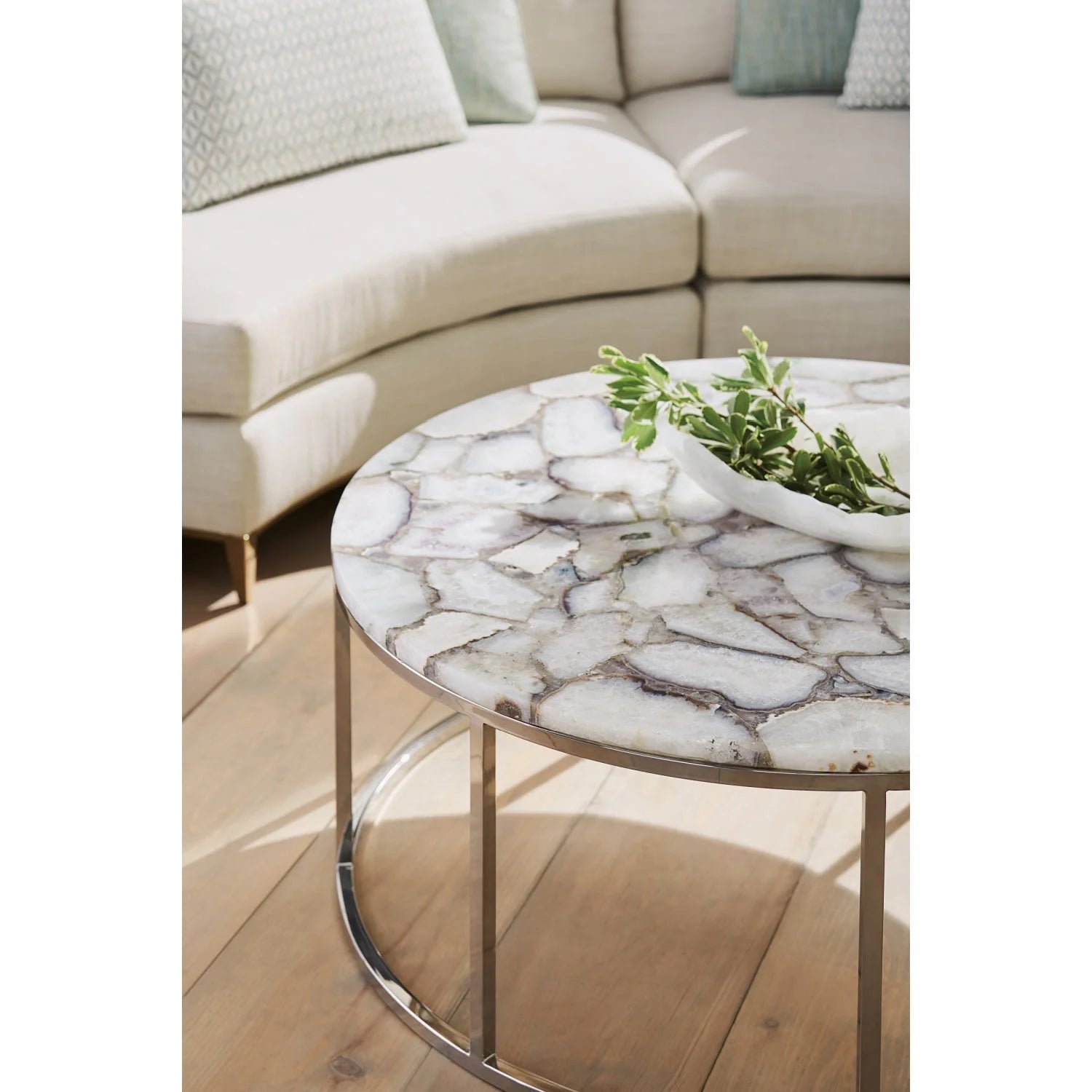 Luxury Wavy Quilted Sectional Sofa Modern Italian Style for Villa