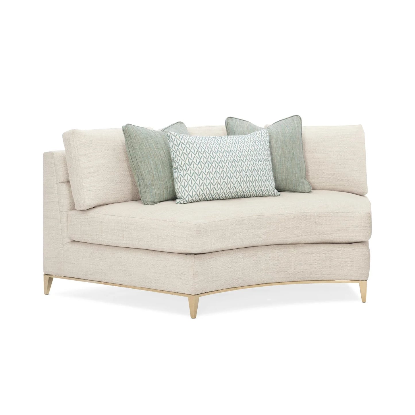 Luxury Wavy Quilted Sectional Sofa Modern Italian Style for Villa