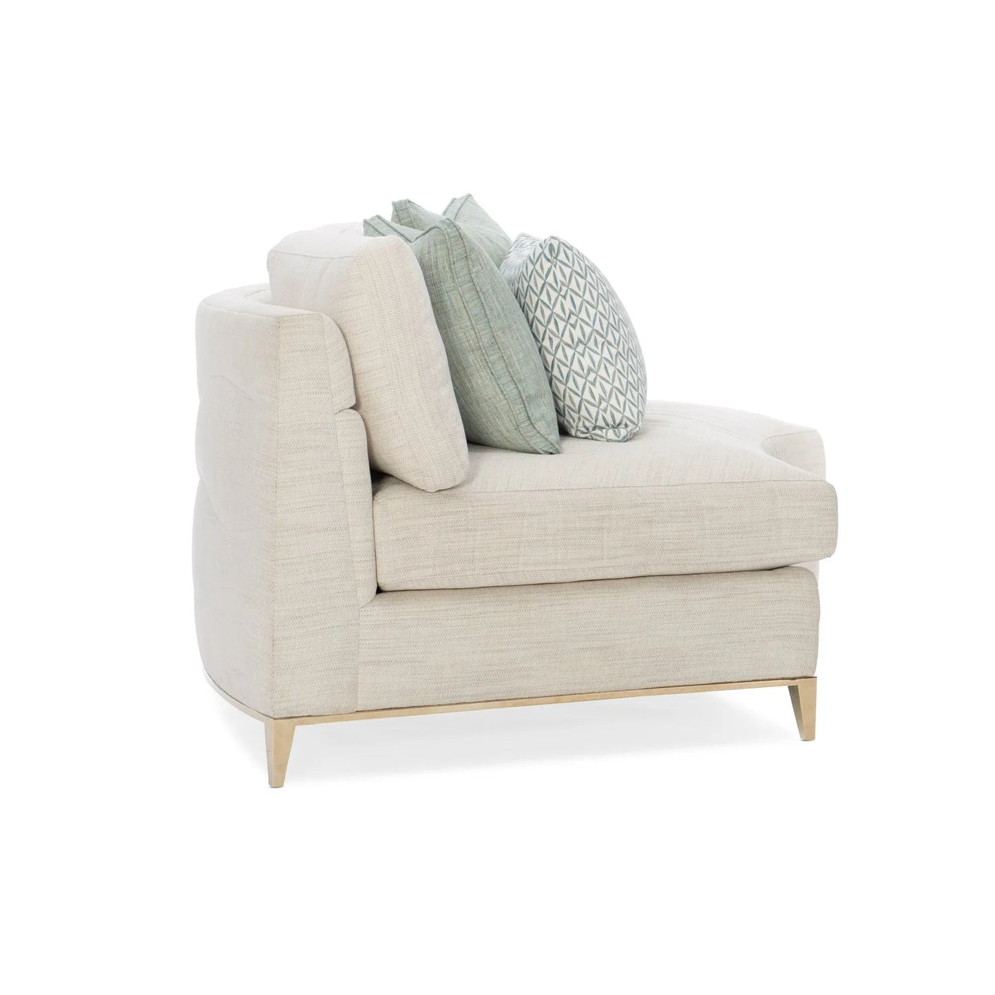 Luxury Wavy Quilted Sectional Sofa Modern Italian Style for Villa