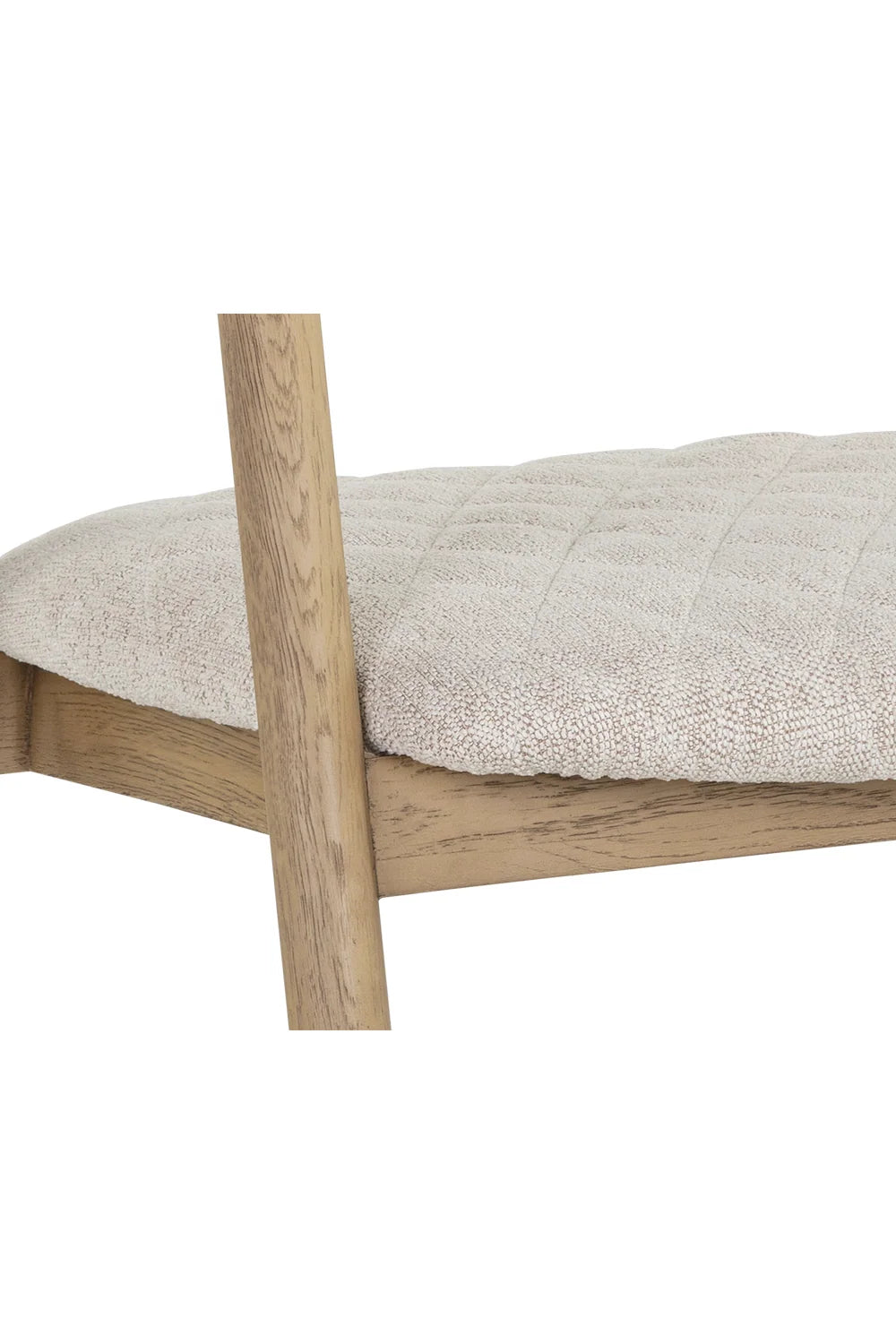 Luxury Weathered Oak Modern Dining Armchair European Style for Villa