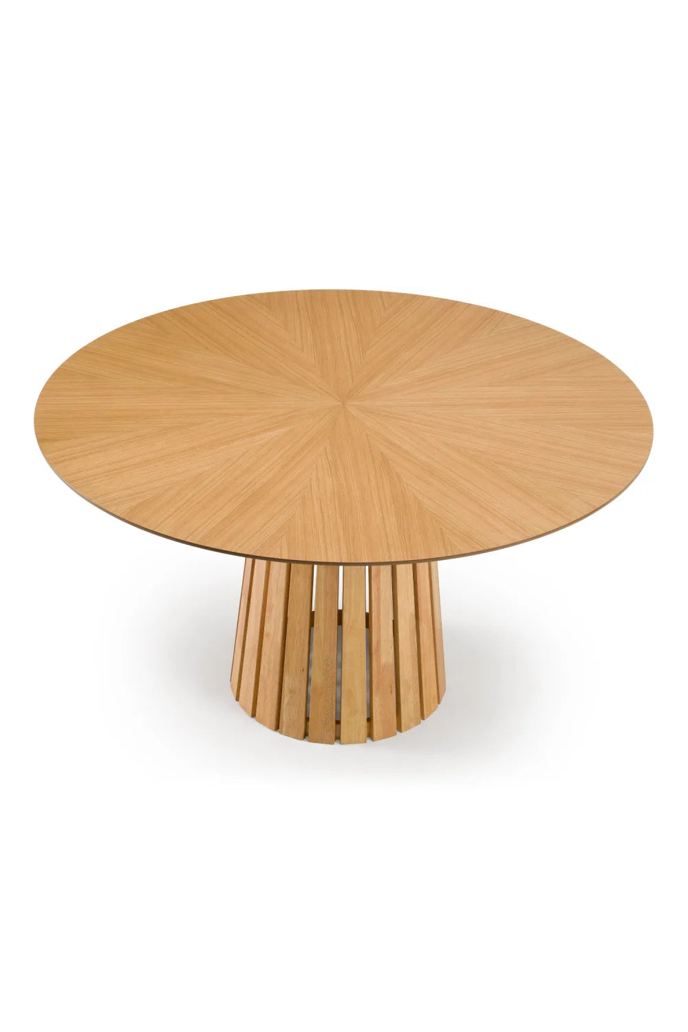 Luxury Weiss Round Pedestal Dining Table Modern Italian Style for Villa
