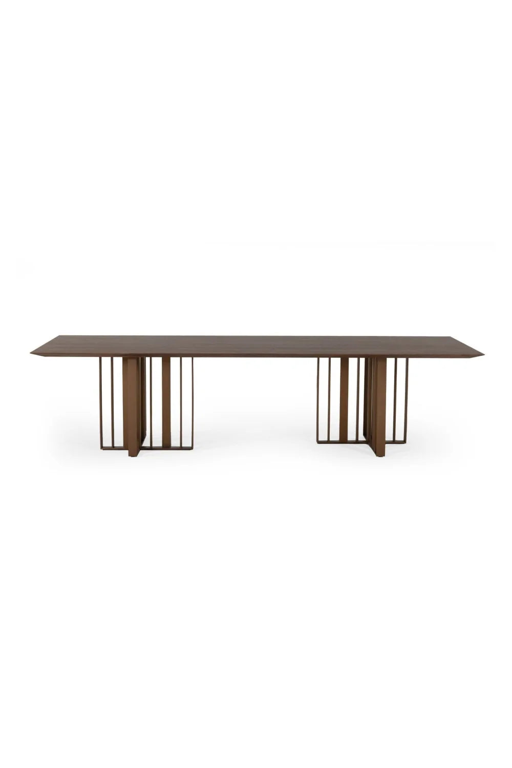 Luxury Wenge Oak Dining Table Modern Italian Style for Villa