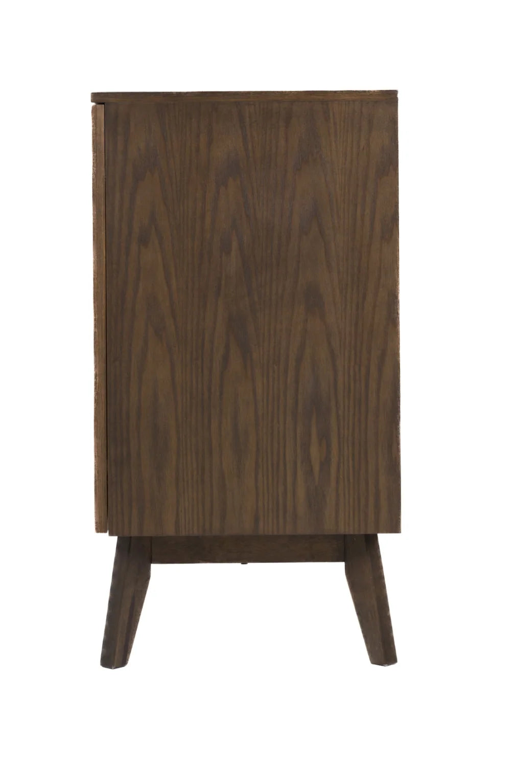 Luxury Wenge Veneer 3-Door Sideboard European Style for Villa
