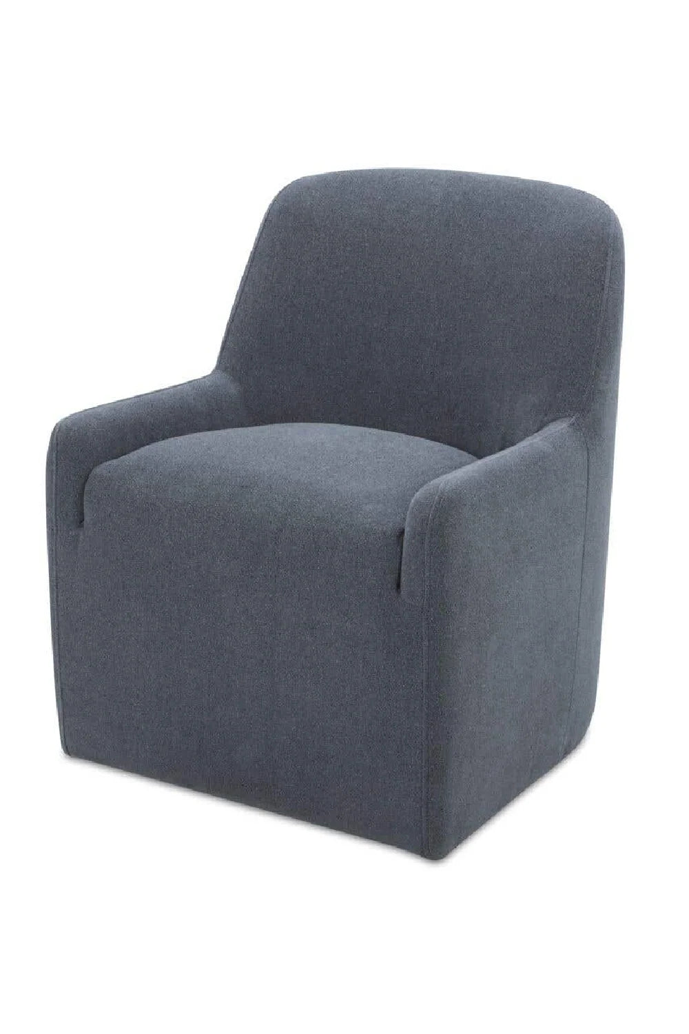 Luxury Wheeled Modern Dining Armchair European Style for Villa