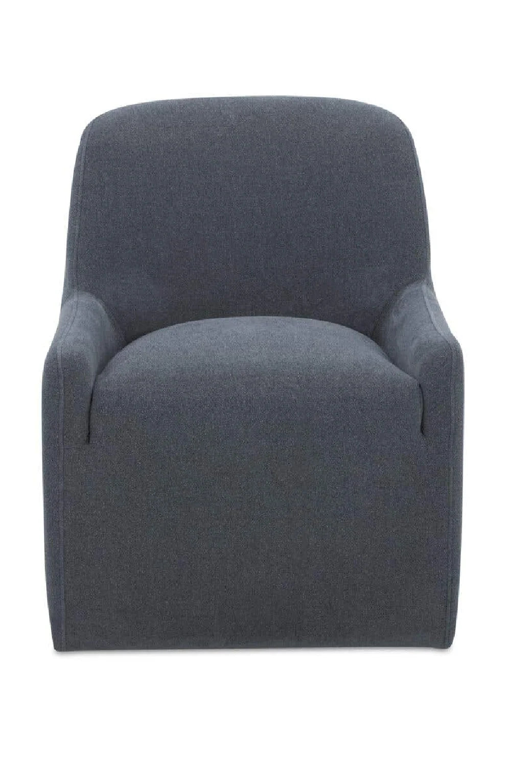 Luxury Wheeled Modern Dining Armchair European Style for Villa