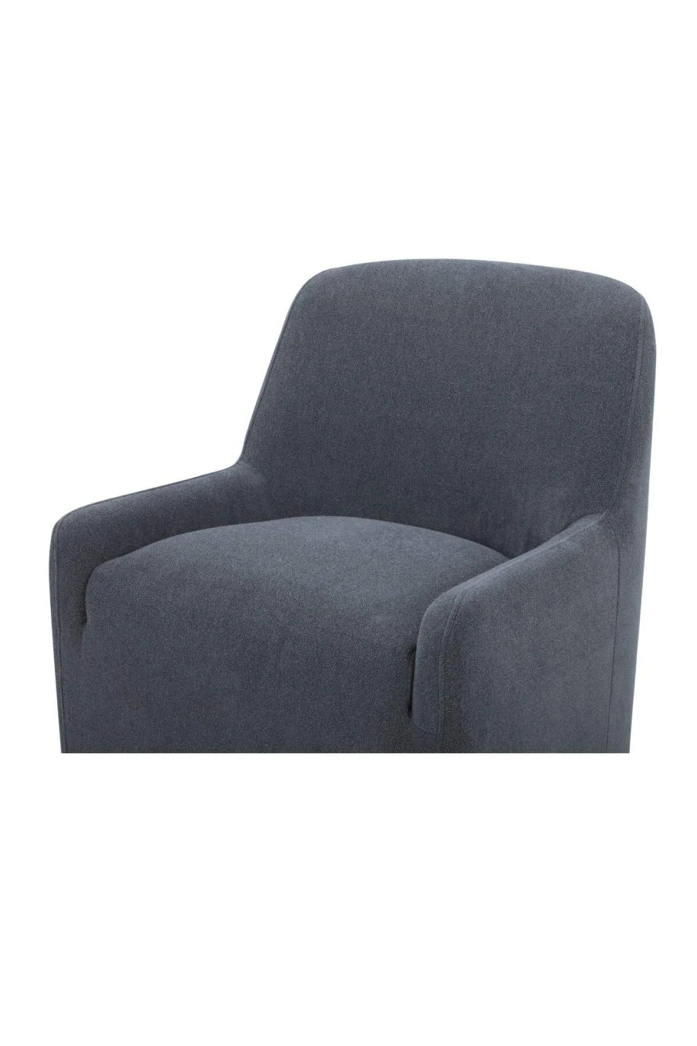 Luxury Wheeled Modern Dining Armchair European Style for Villa