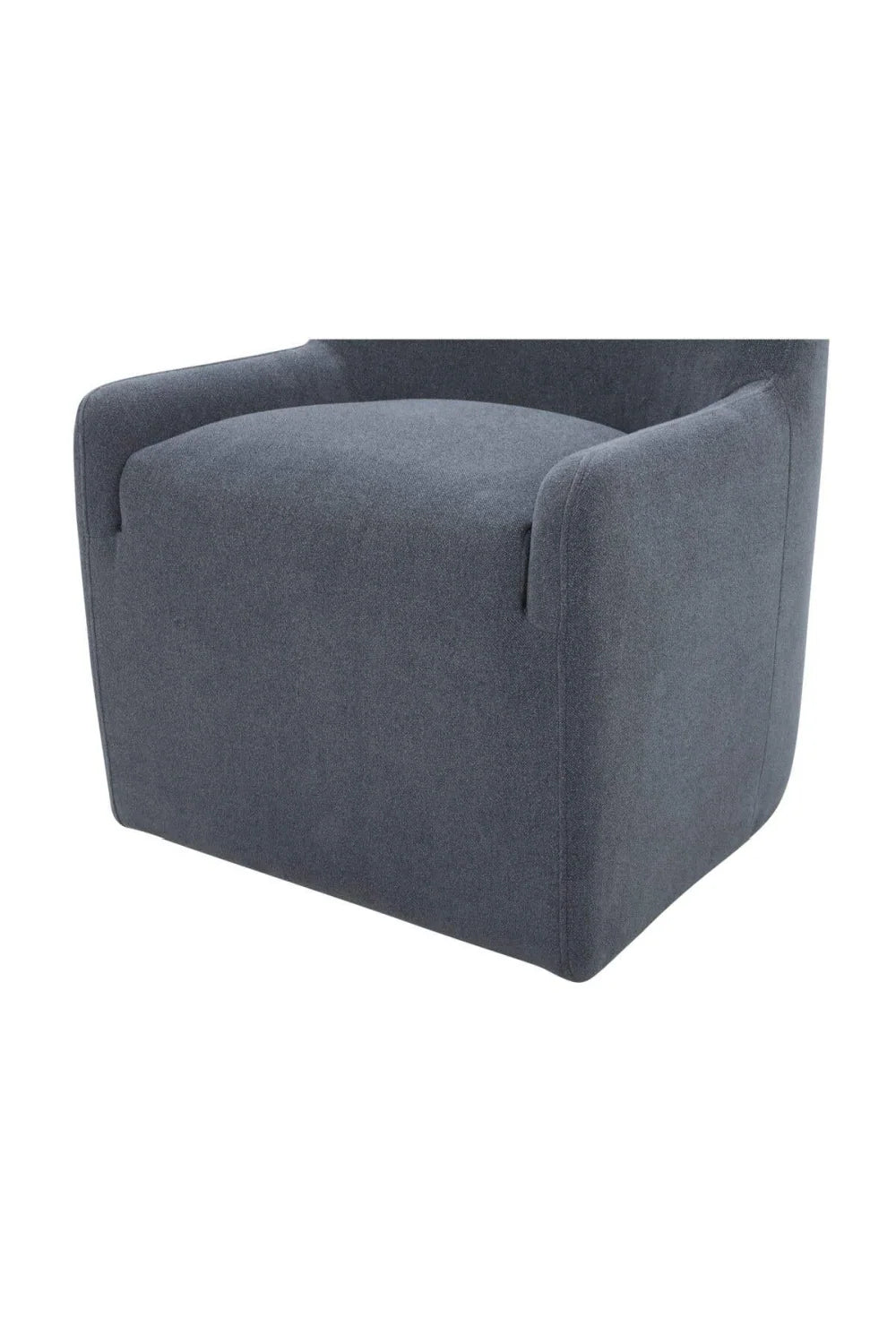 Luxury Wheeled Modern Dining Armchair European Style for Villa