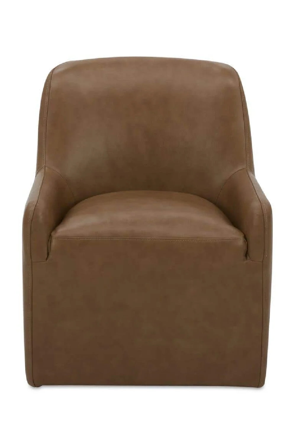Luxury Wheeled Modern Dining Armchair European Style for Villa