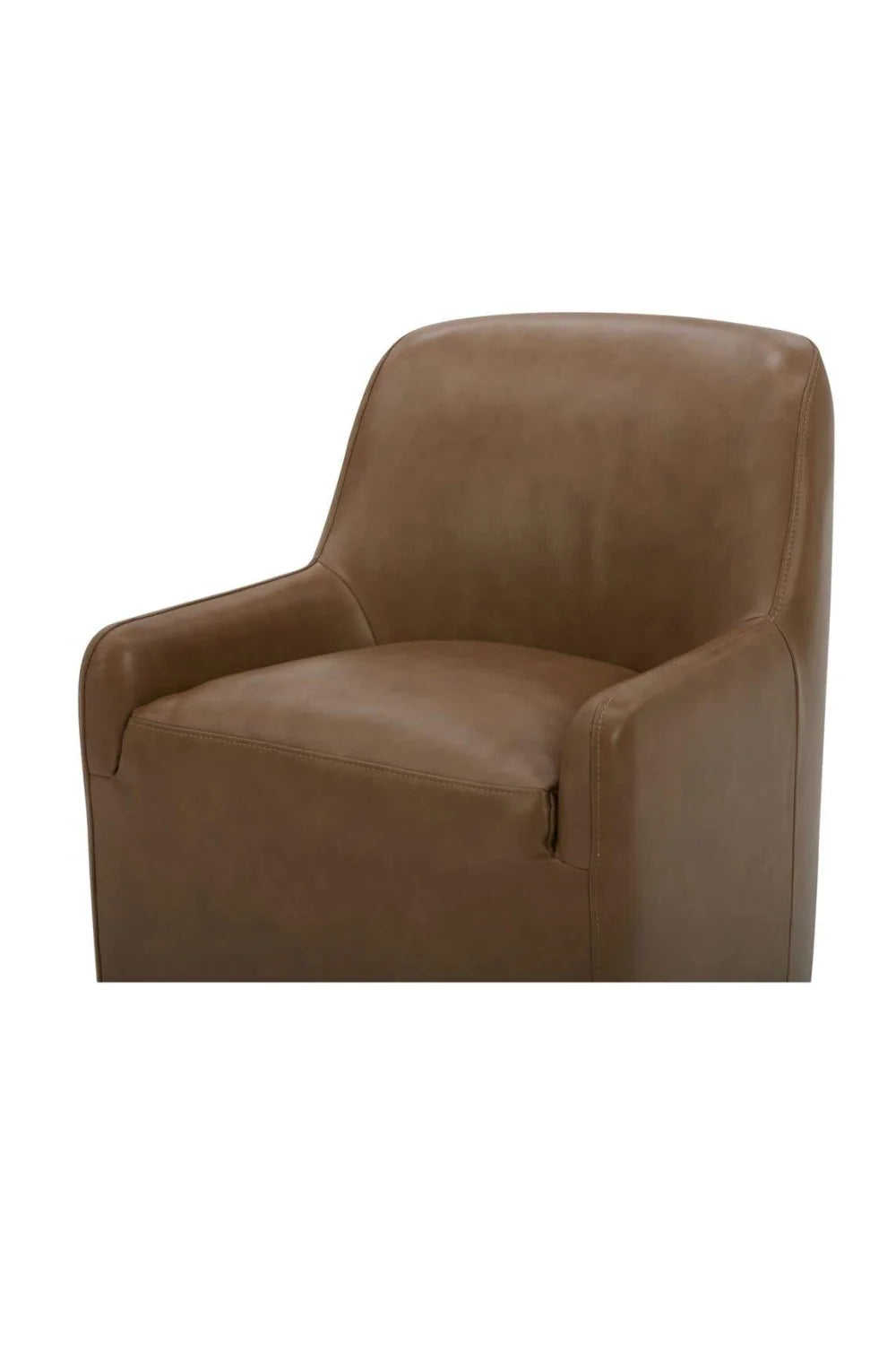 Luxury Wheeled Modern Dining Armchair European Style for Villa
