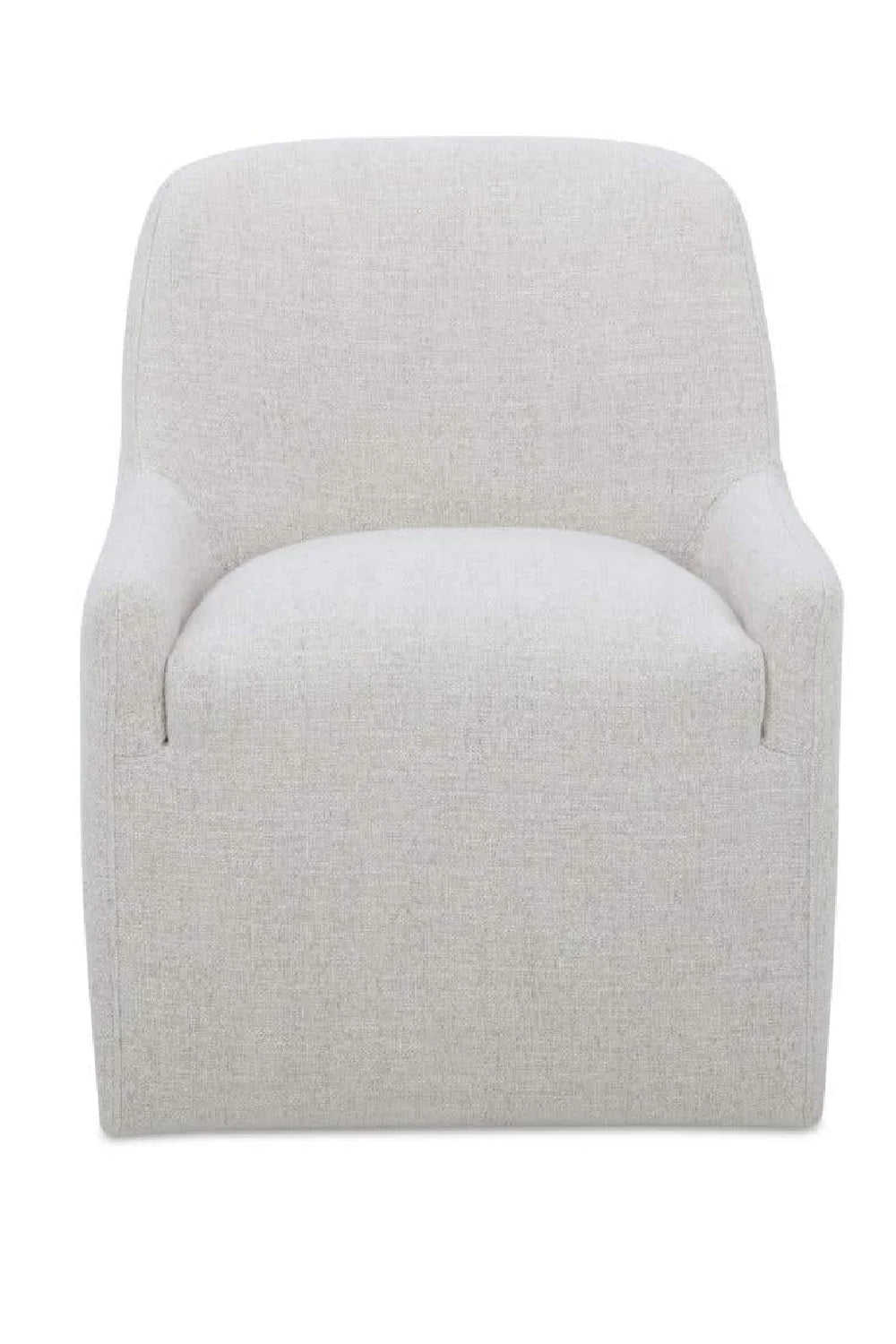 Luxury Wheeled Modern Dining Armchair European Style for Villa