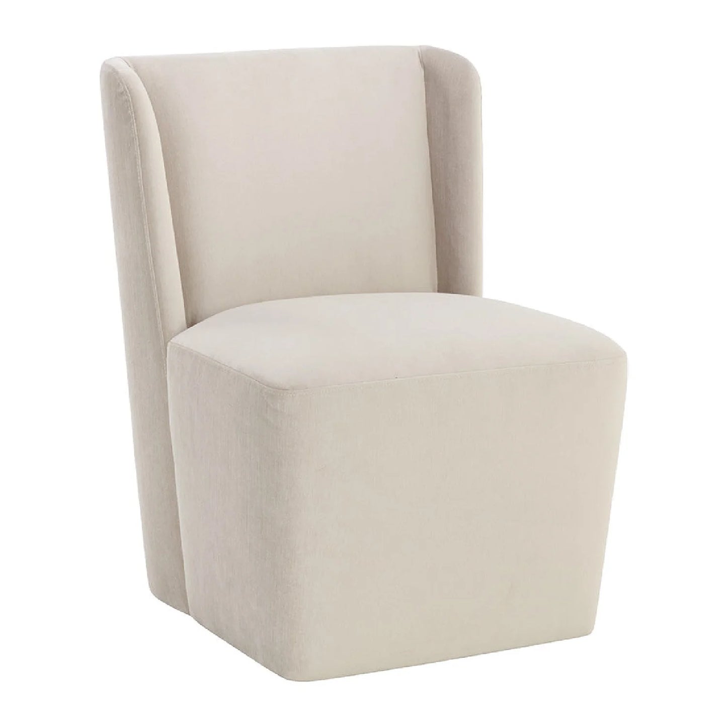 Luxury Wheeled Modern Dining Chair European Style for Villa