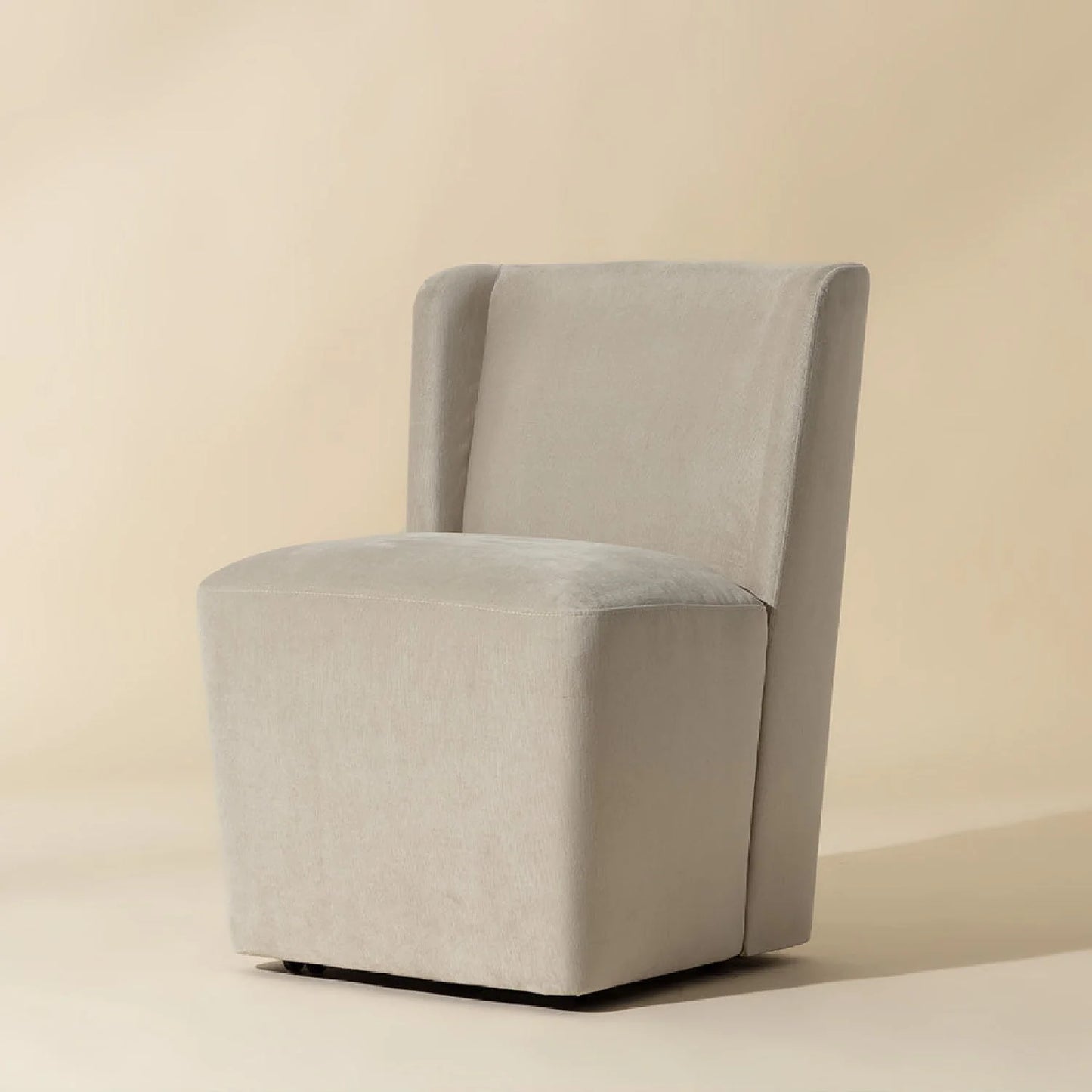Luxury Wheeled Modern Dining Chair European Style for Villa