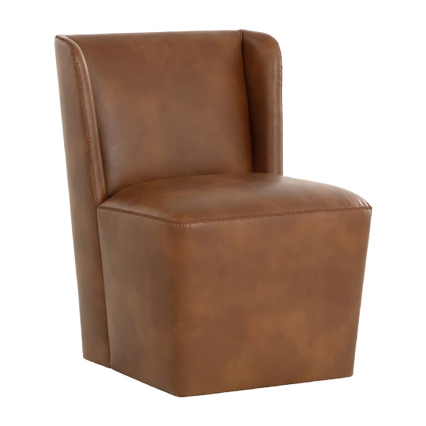 Luxury Wheeled Modern Dining Chair European Style for Villa
