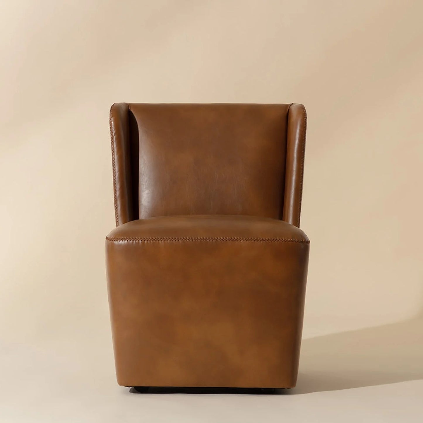 Luxury Wheeled Modern Dining Chair European Style for Villa
