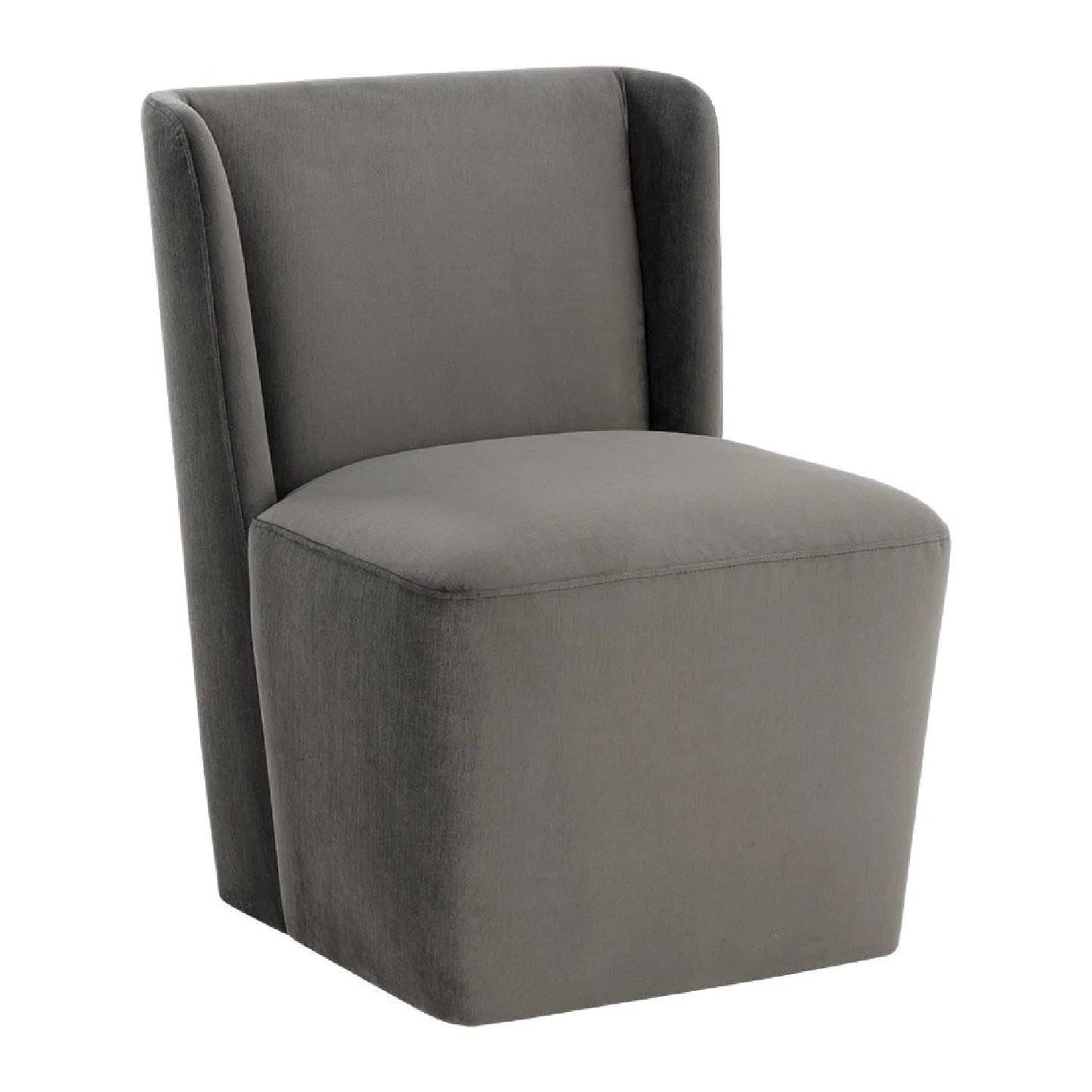 Luxury Wheeled Modern Dining Chair European Style for Villa