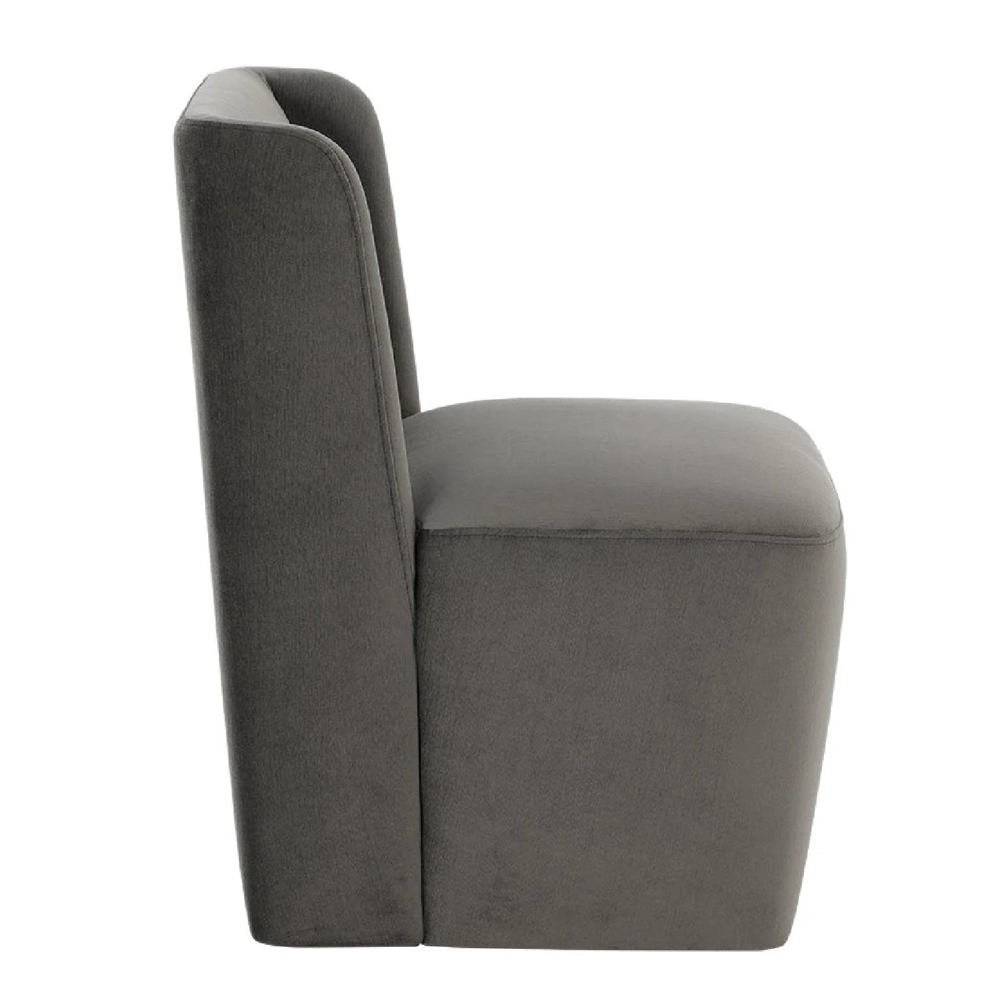 Luxury Wheeled Modern Dining Chair European Style for Villa