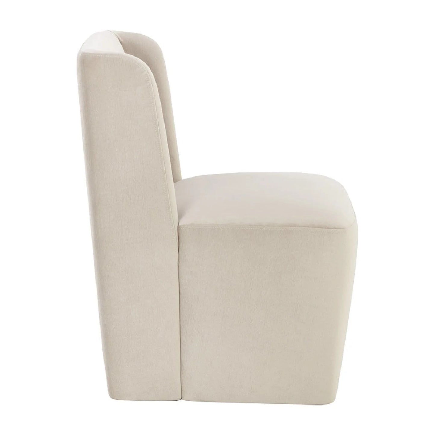 Luxury Wheeled Modern Dining Chair European Style for Villa