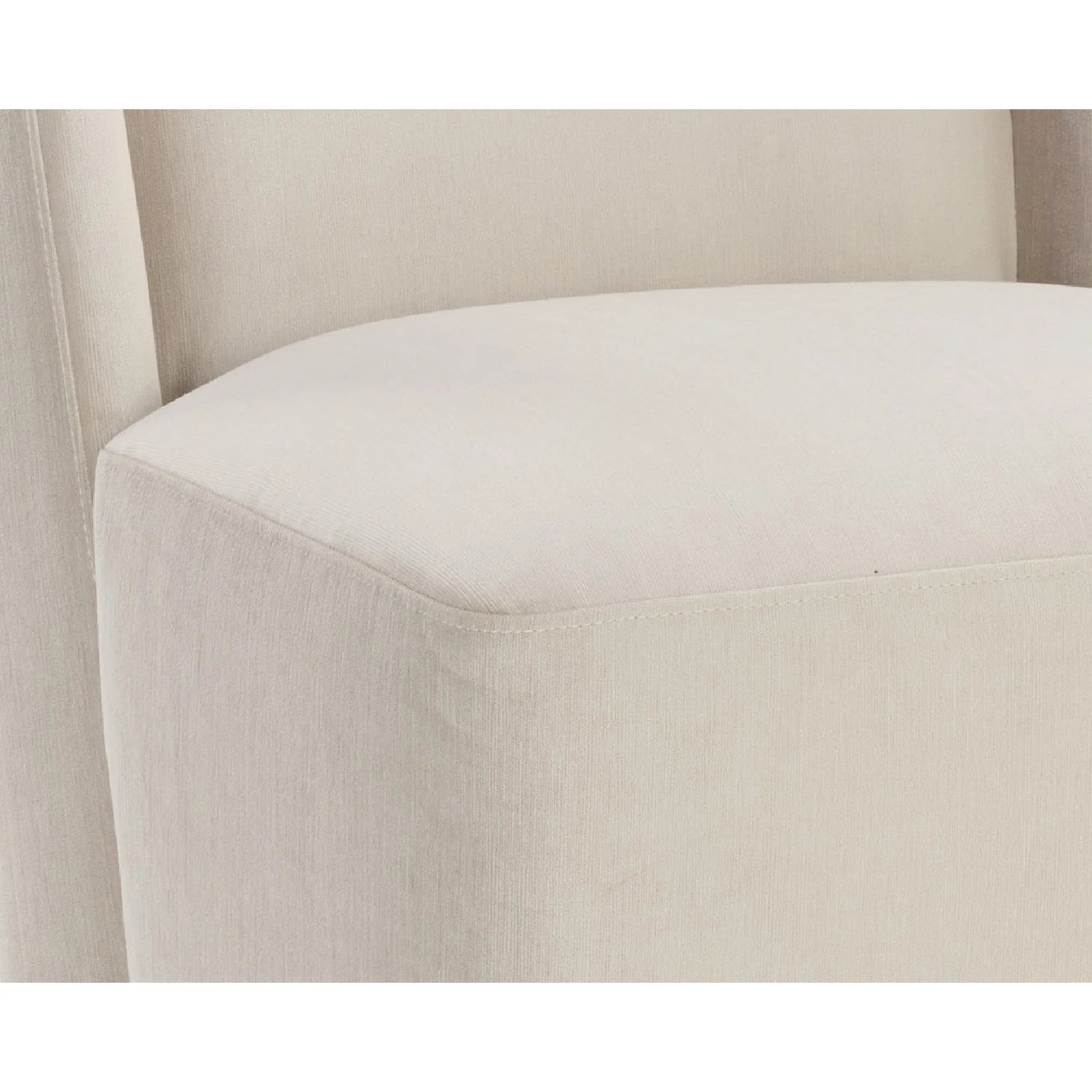 Luxury Wheeled Modern Dining Chair European Style for Villa