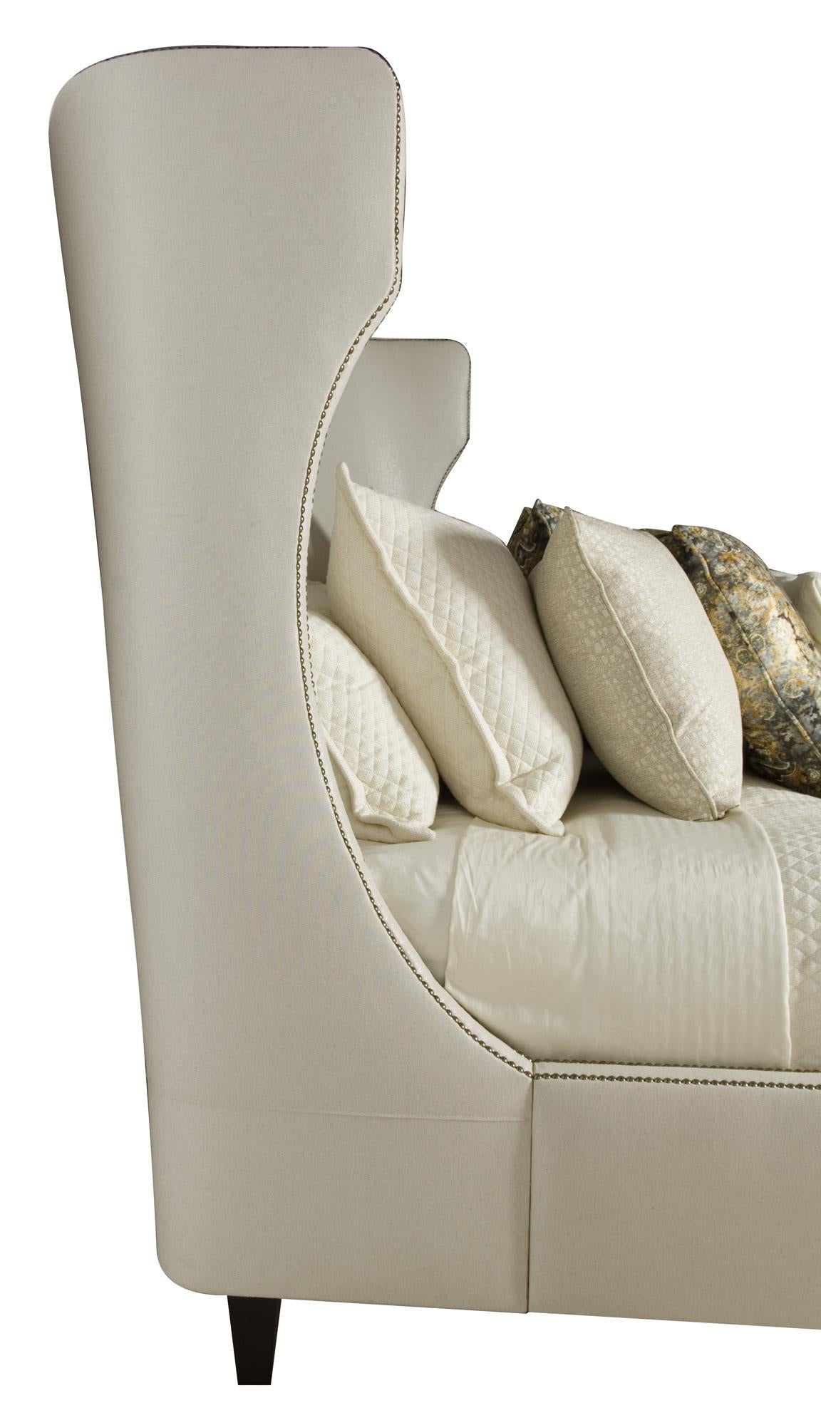 Luxury Wheeling Fabric Shelter Bed Modern Italian Style for Villa